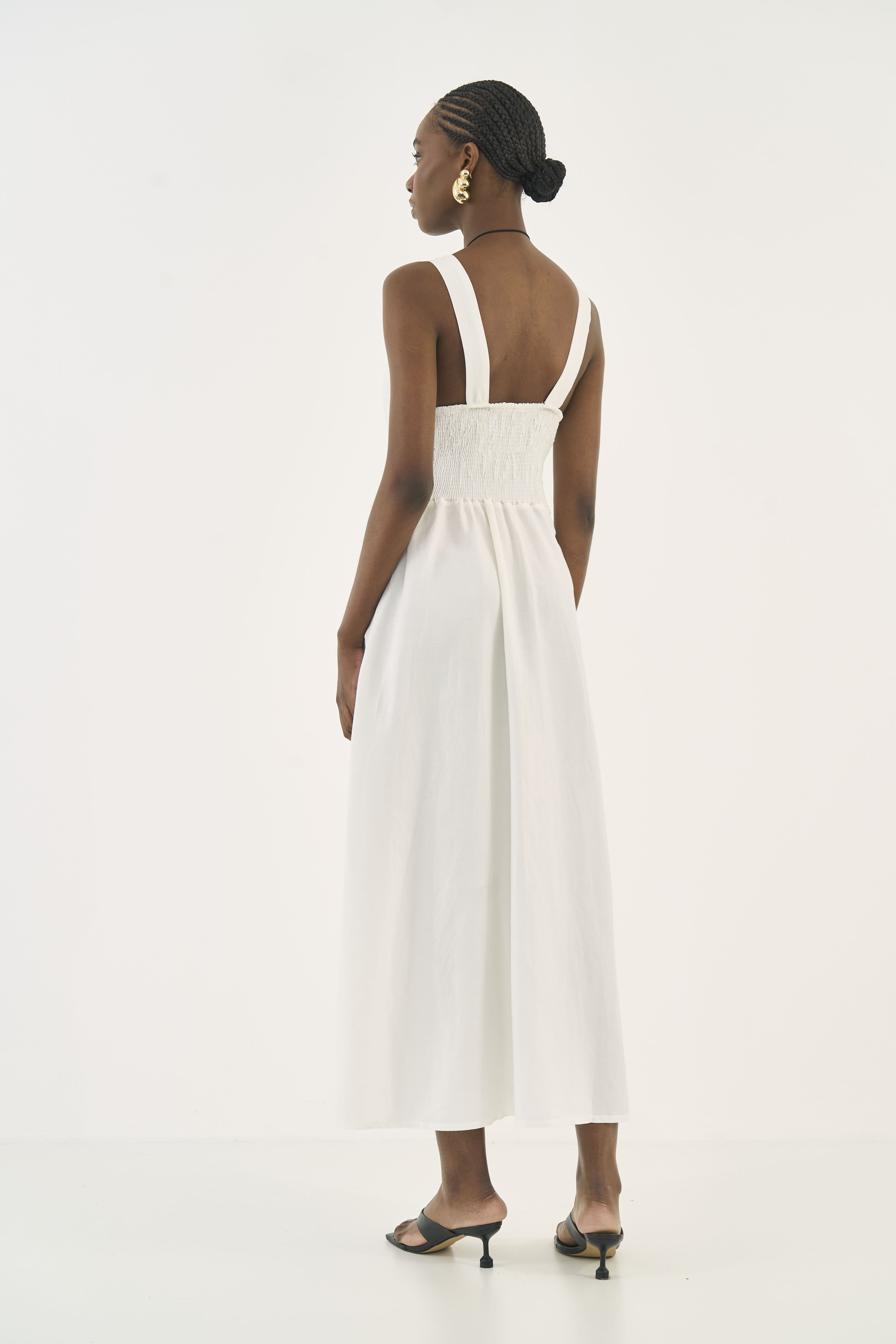 VESTIDO LINHO P OFF SHELL