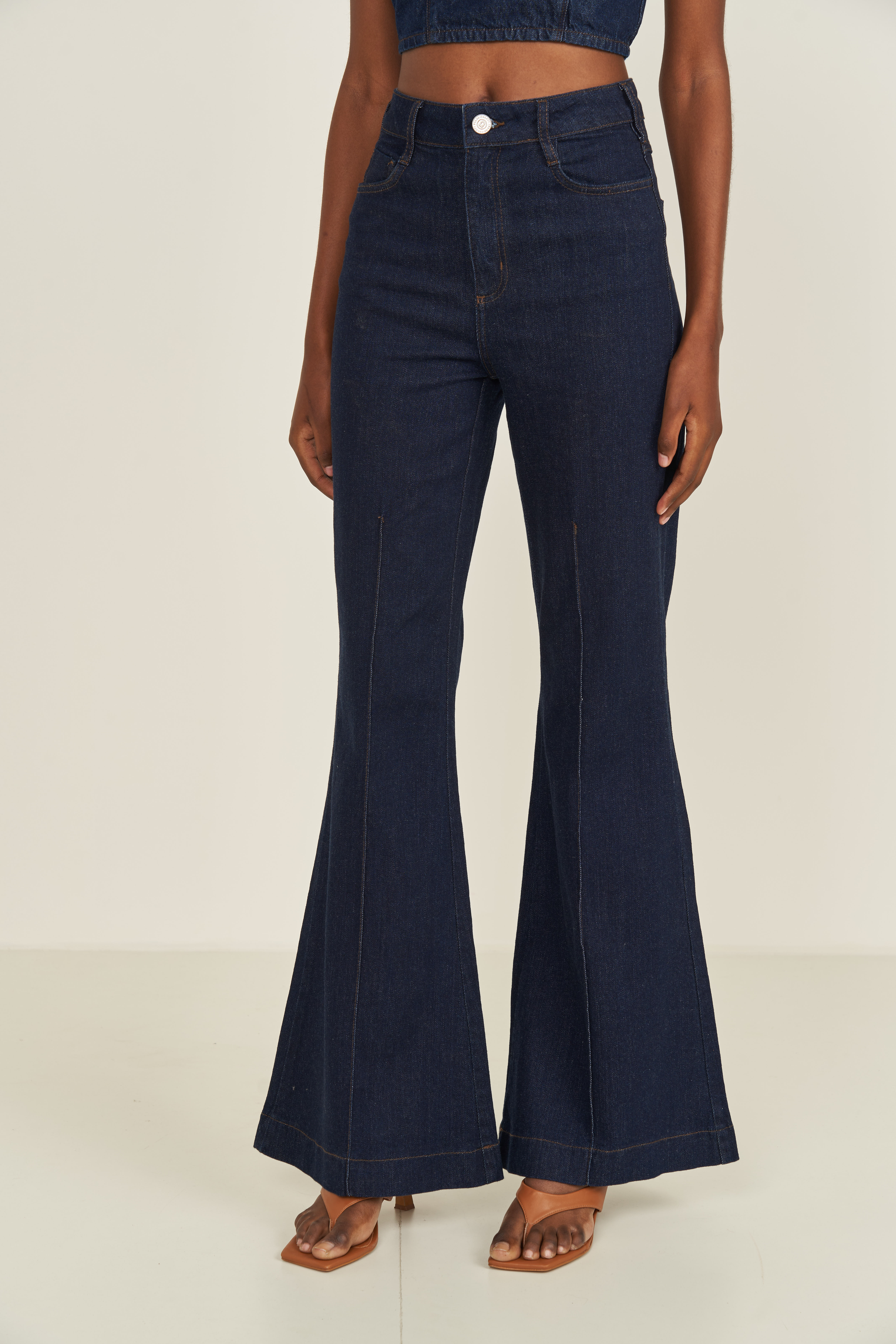 CALÇA JEANS MADRID BOOT CUT 34 INDIGO
