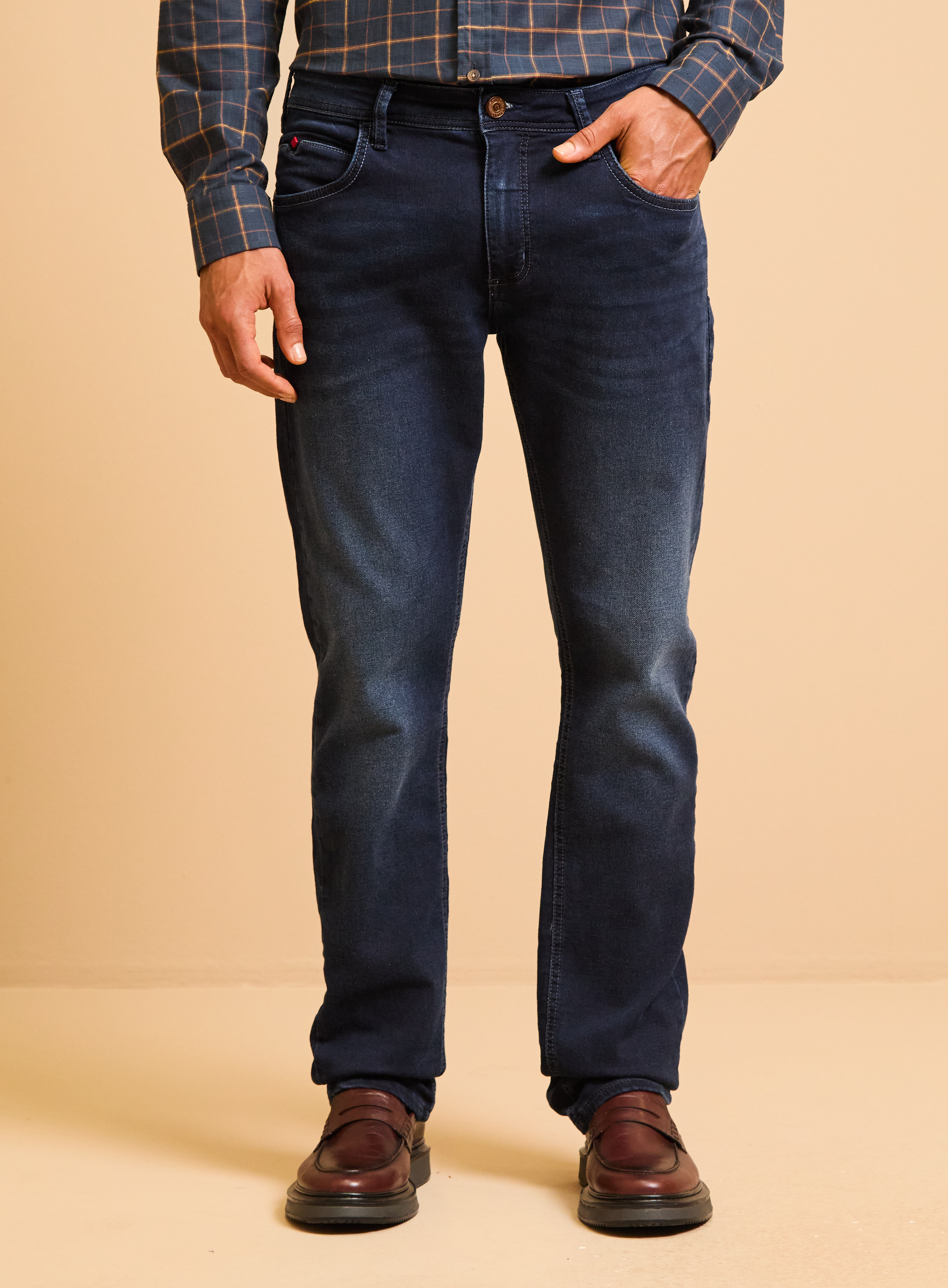 CALÇA JEANS PAUL SLIM 42 INDIGO