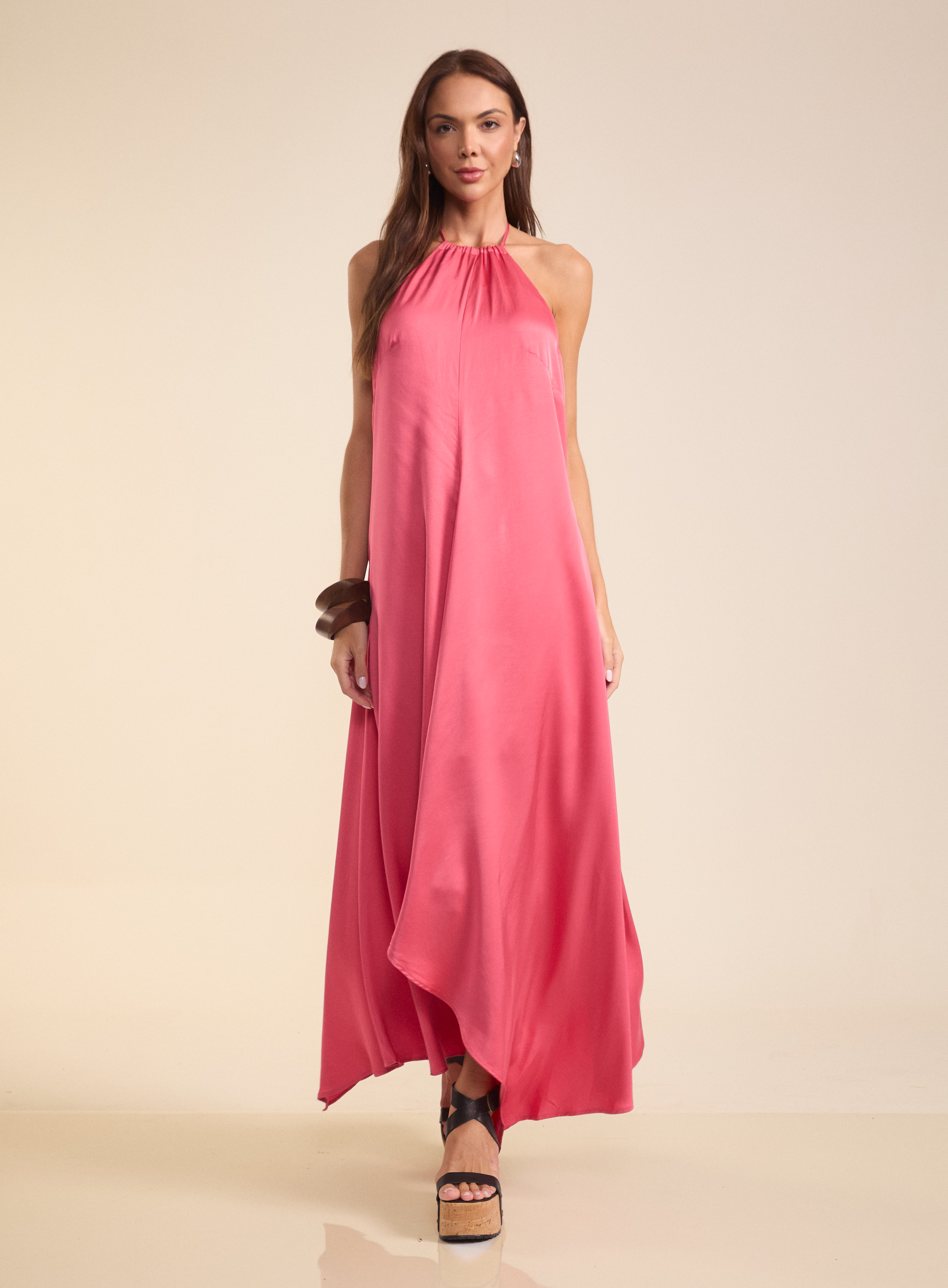 VESTIDO FORUM PP ROSA STHEFANY