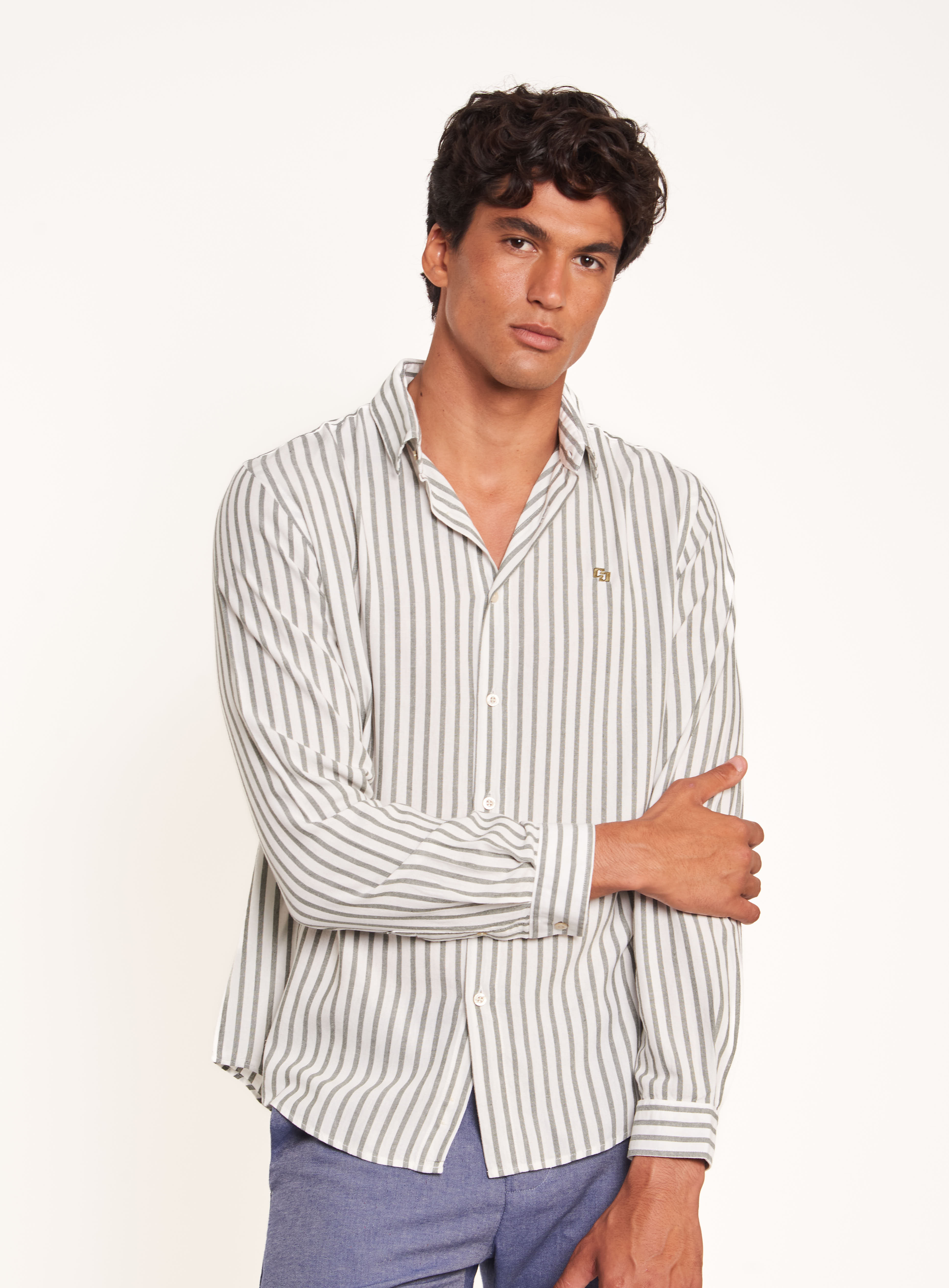 CAMISA LINHO LSTRADA RELAX G LISTRADO