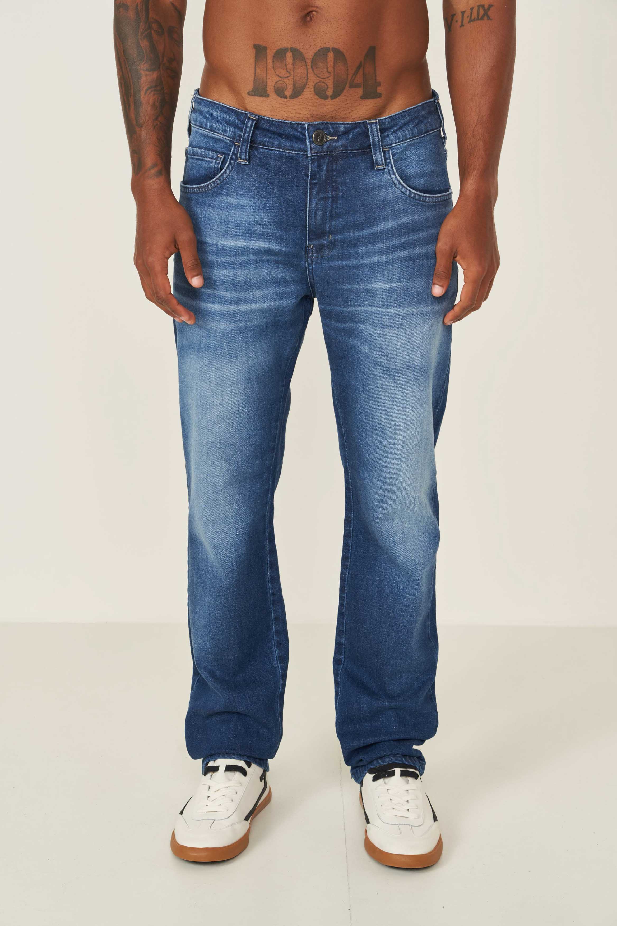 CALÇA JEANS COMFORT 38 INDIGO