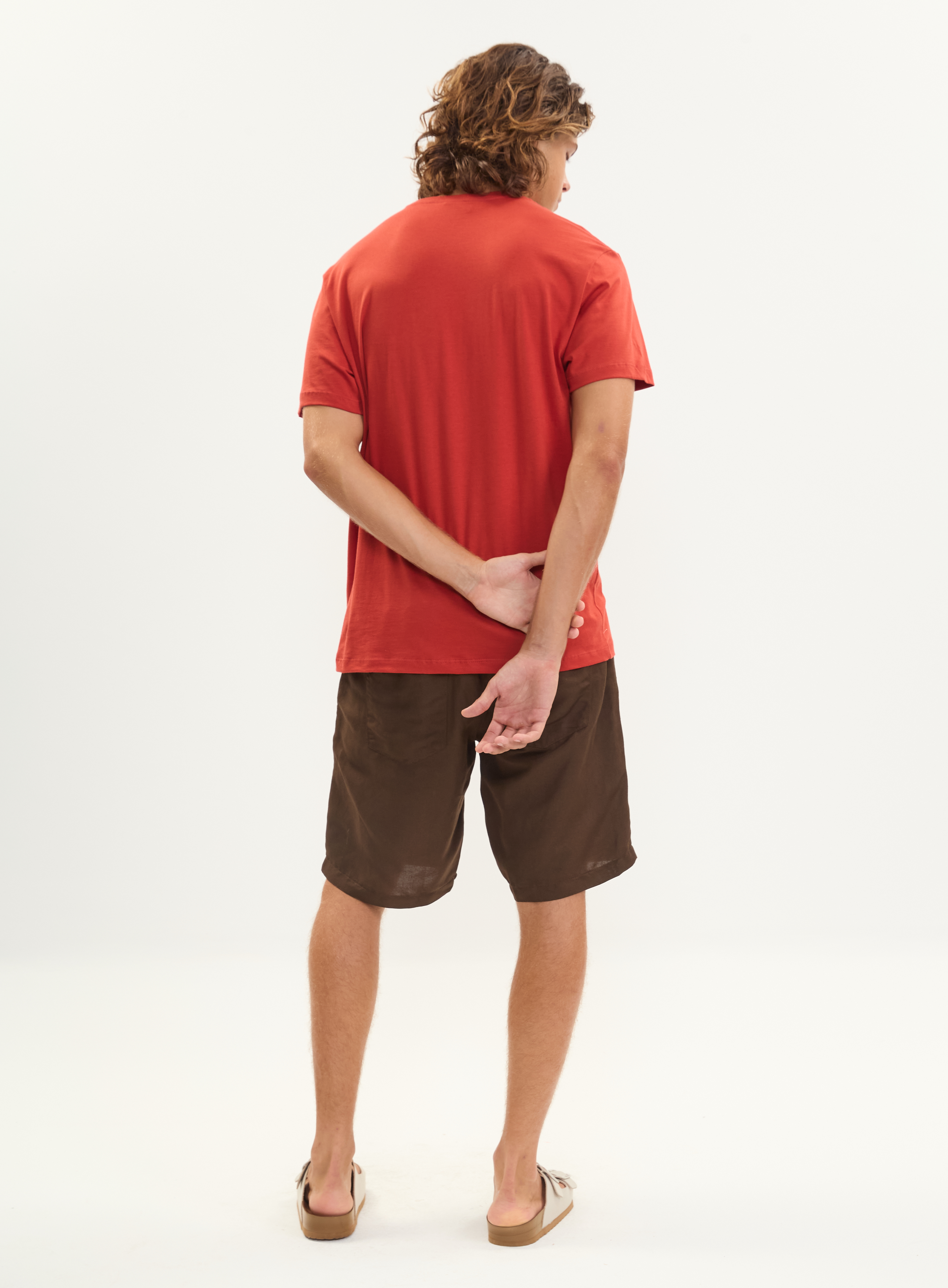 CAMISETA COM BOLSO GG VERMELHO BORDALESA