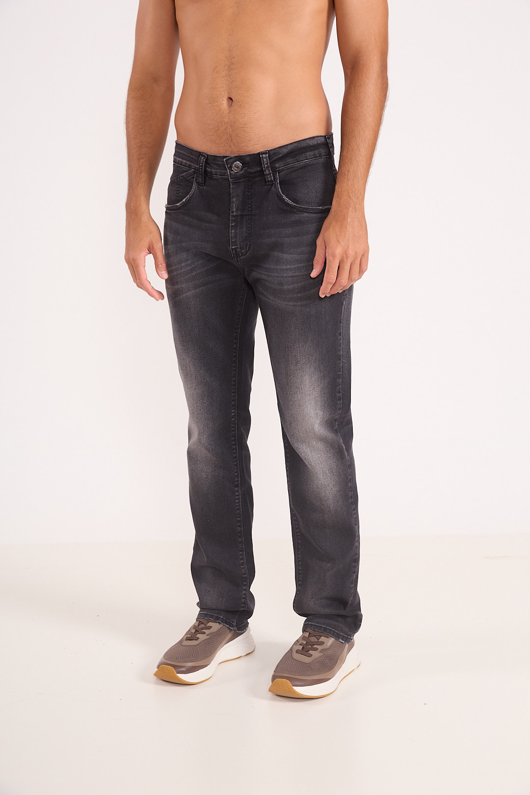CALÇA JEANS NEW ALEX 44 IND.PRETO