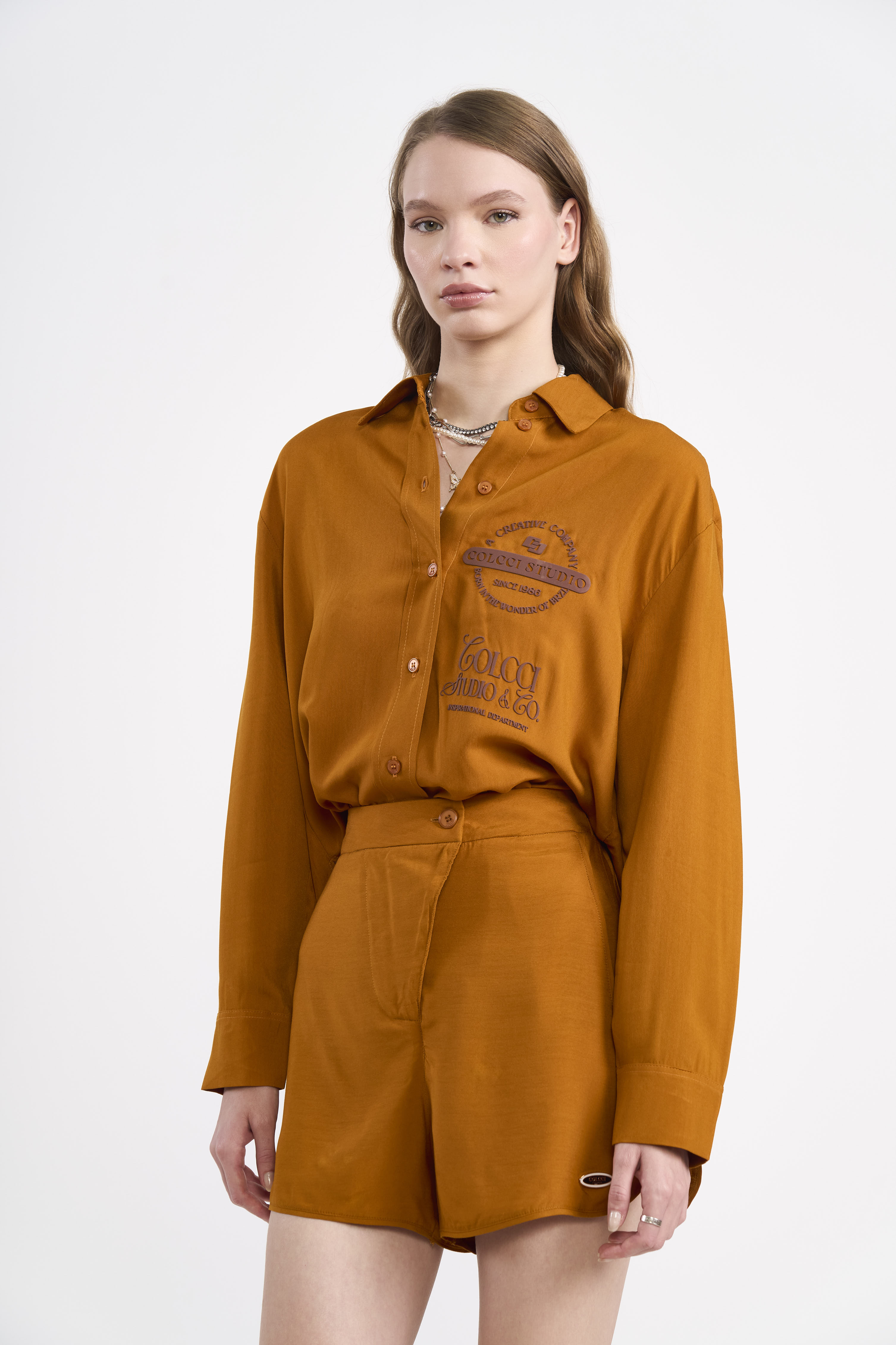 CAMISA COLCCI P AMARELO PUMPKIN
