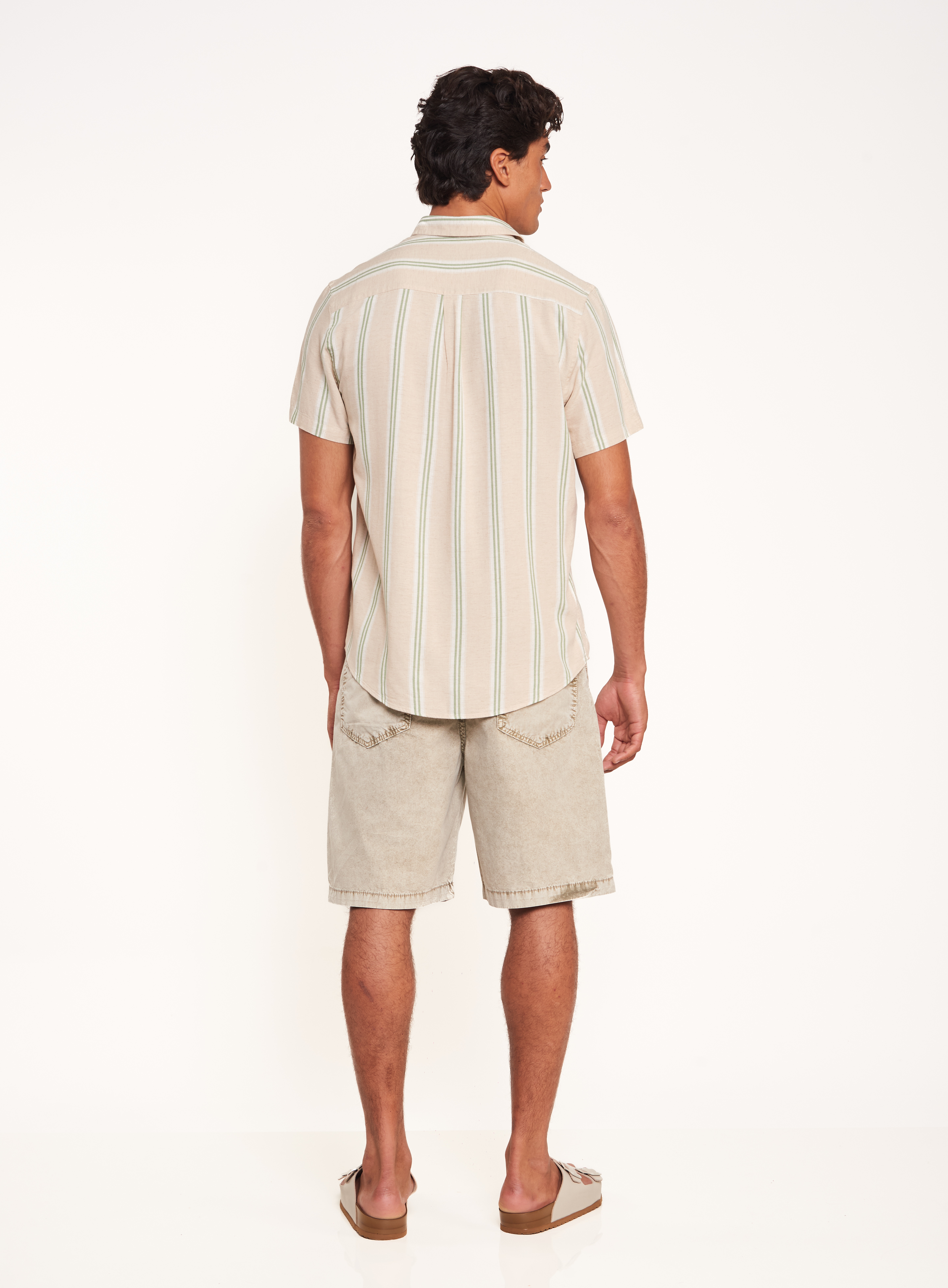 CAMISA LINHO LISTRADA RELAX G LISTRADO