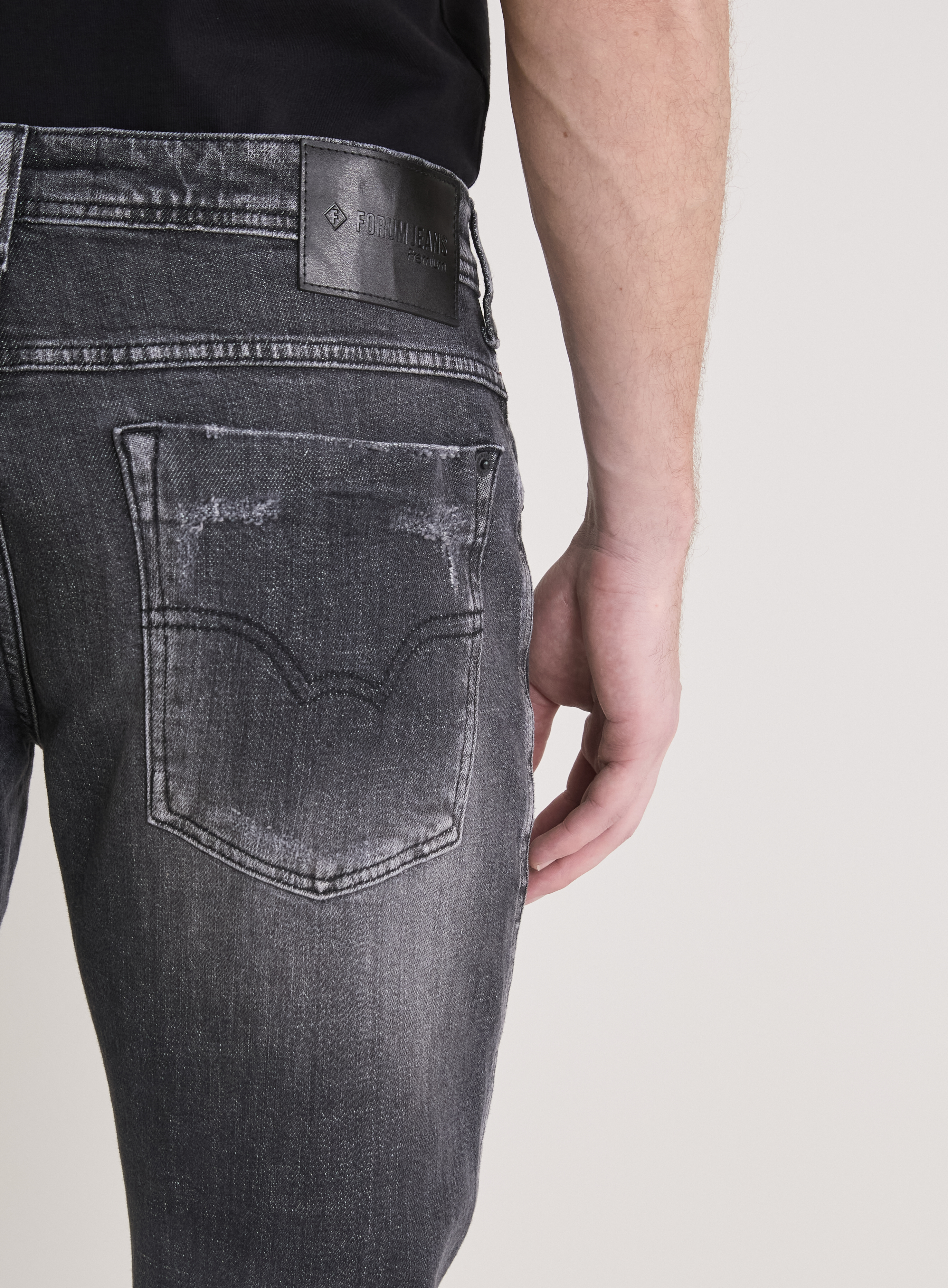CALÇA JEANS PAUL SLIM 42 IND.PRETO