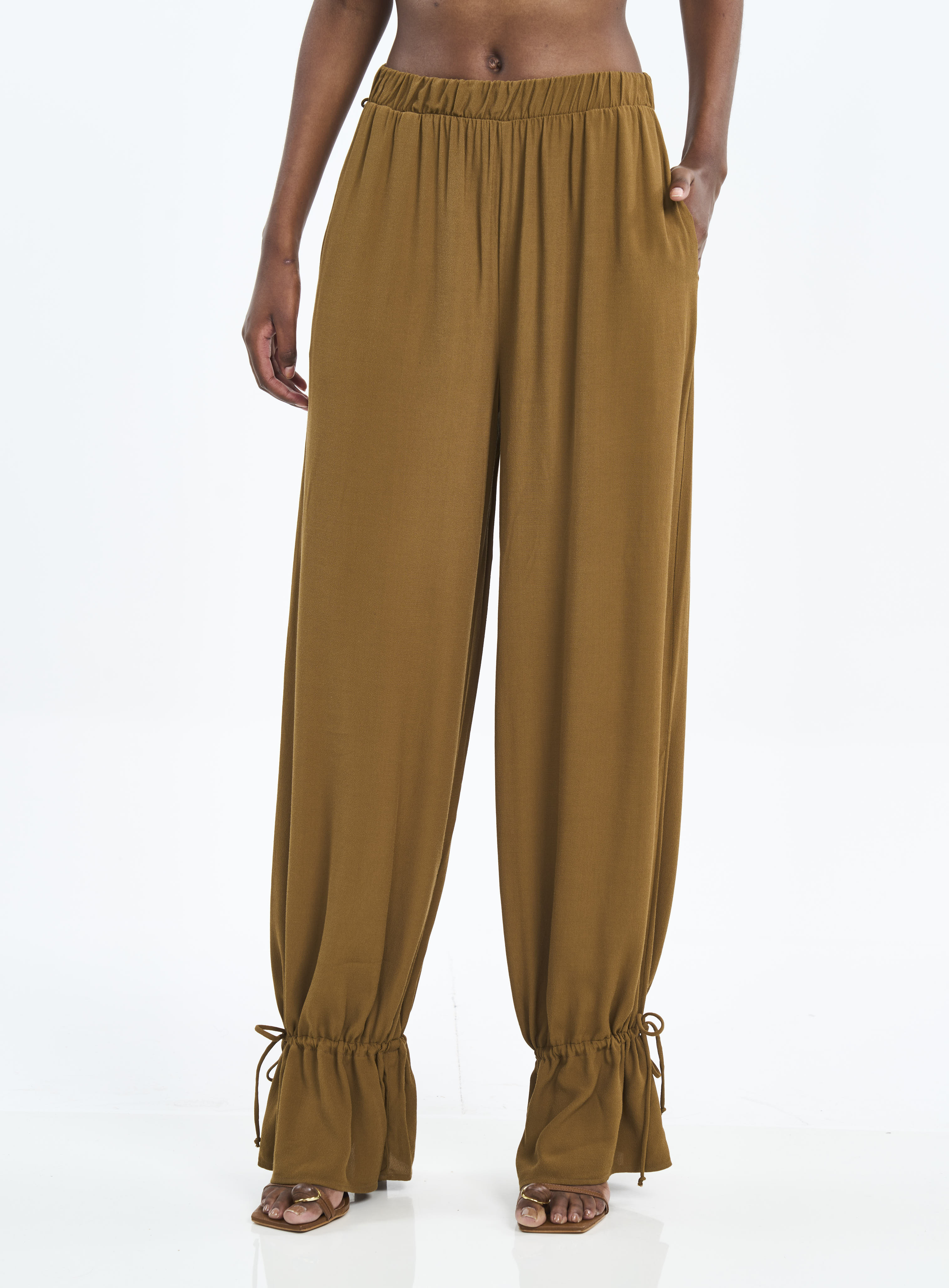 CALÇA COLCCI G MARROM CUMARU