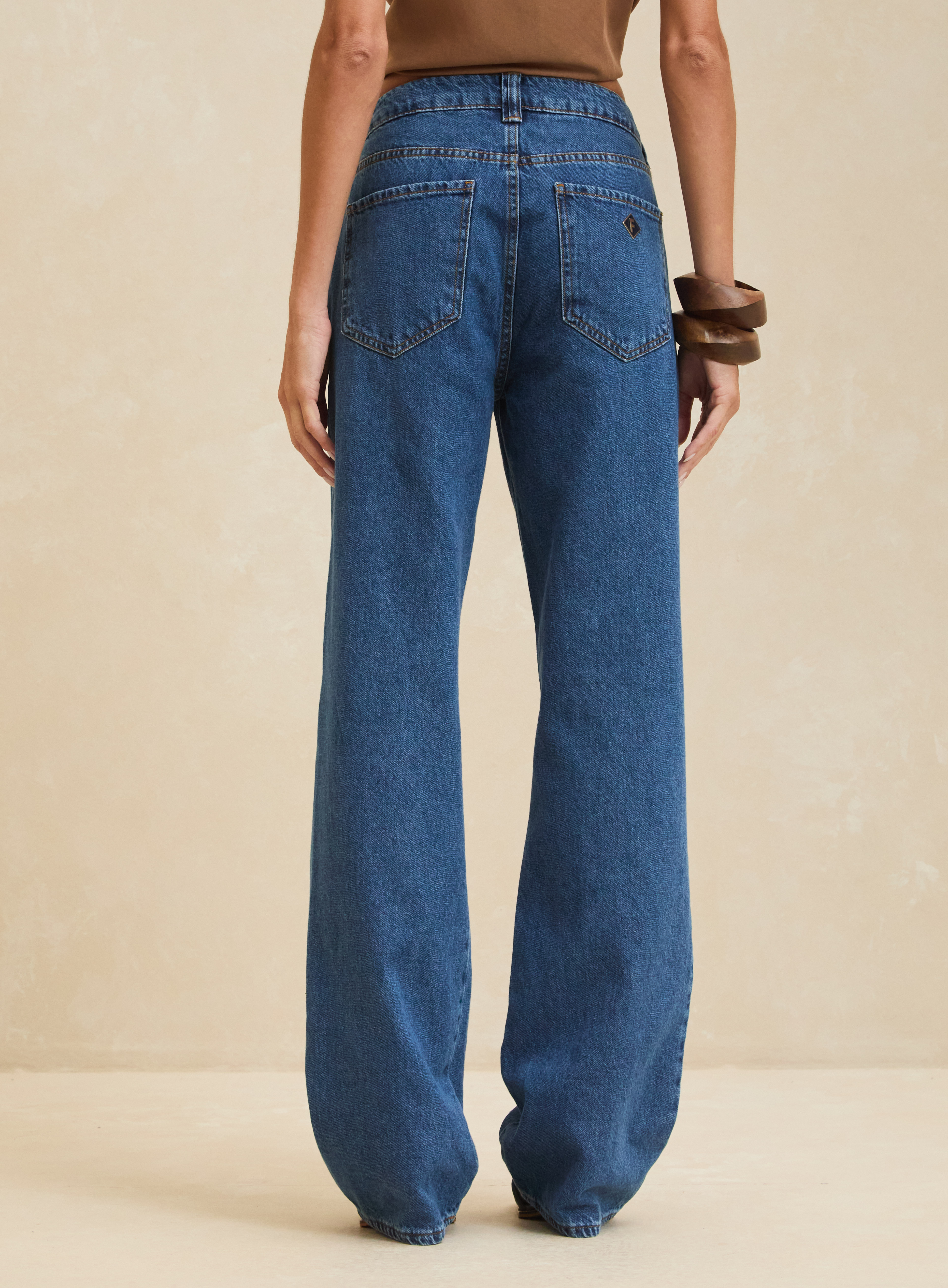 CALÇA JEANS RAQUEL WIDE LEG 36 INDIGO