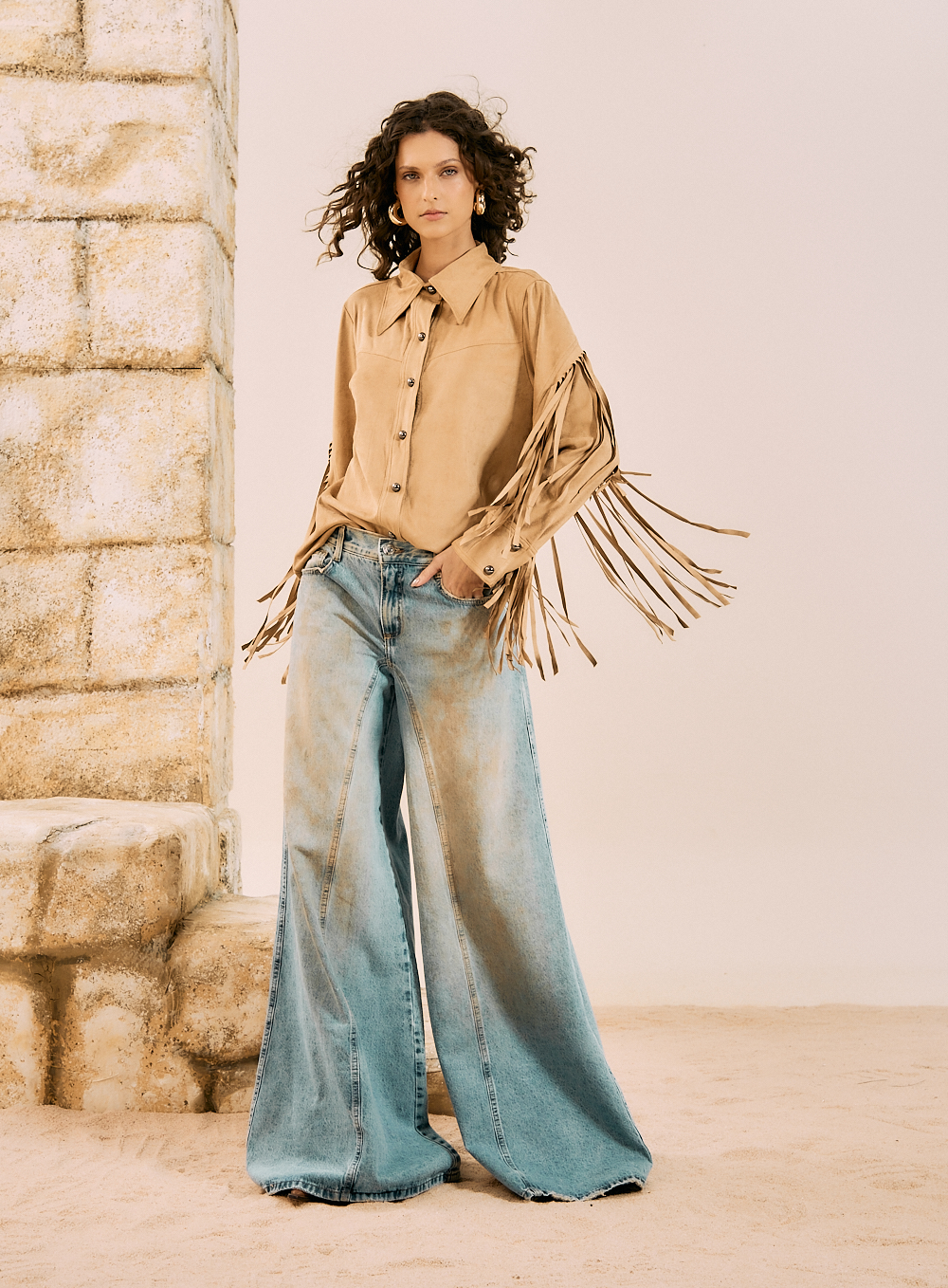 CAMISA SUEDE G BEGE EGIDO