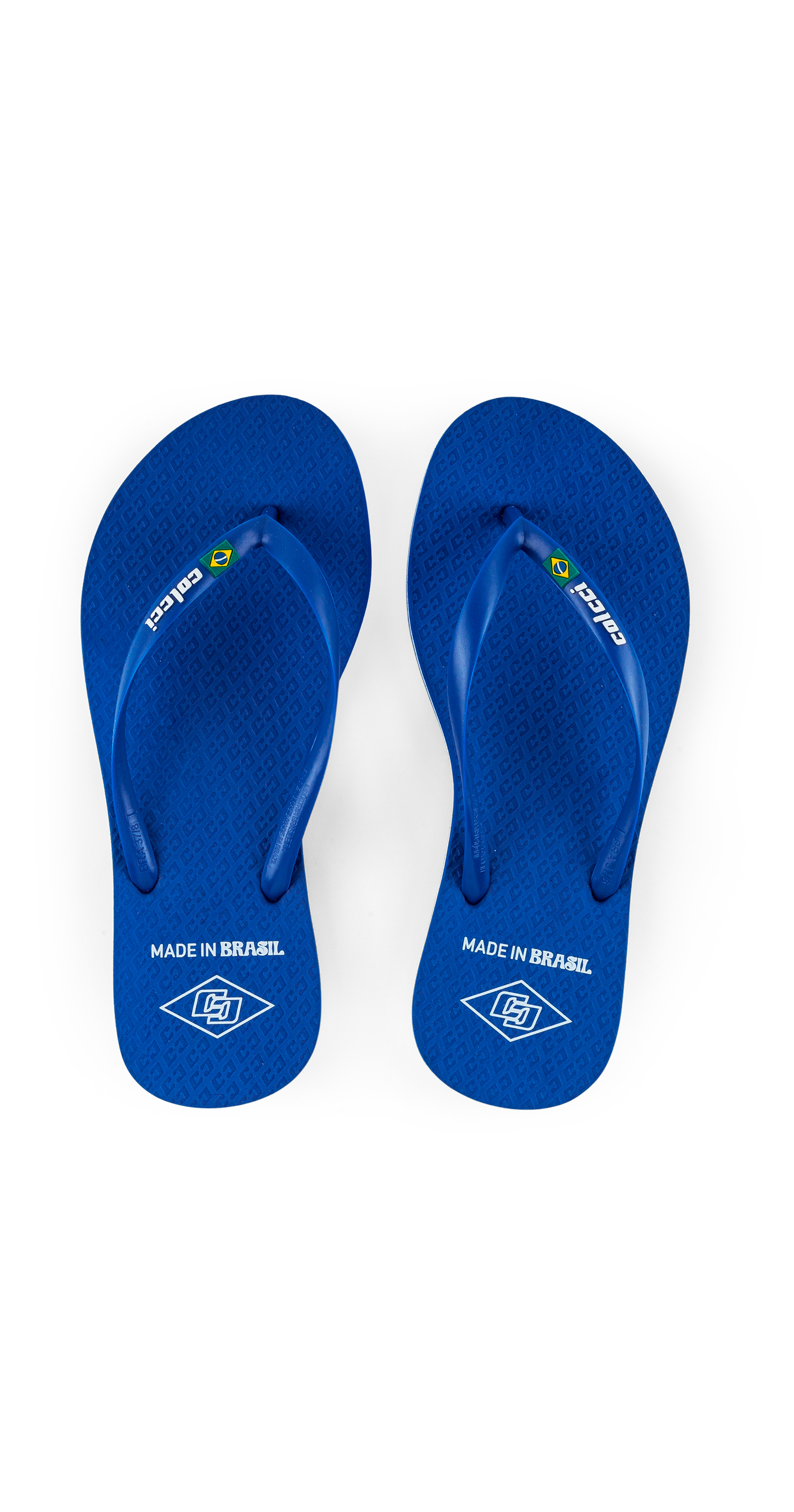 CHINELO COLCCI FEMININO BRASIL 33-34 AZUL BOUCHER