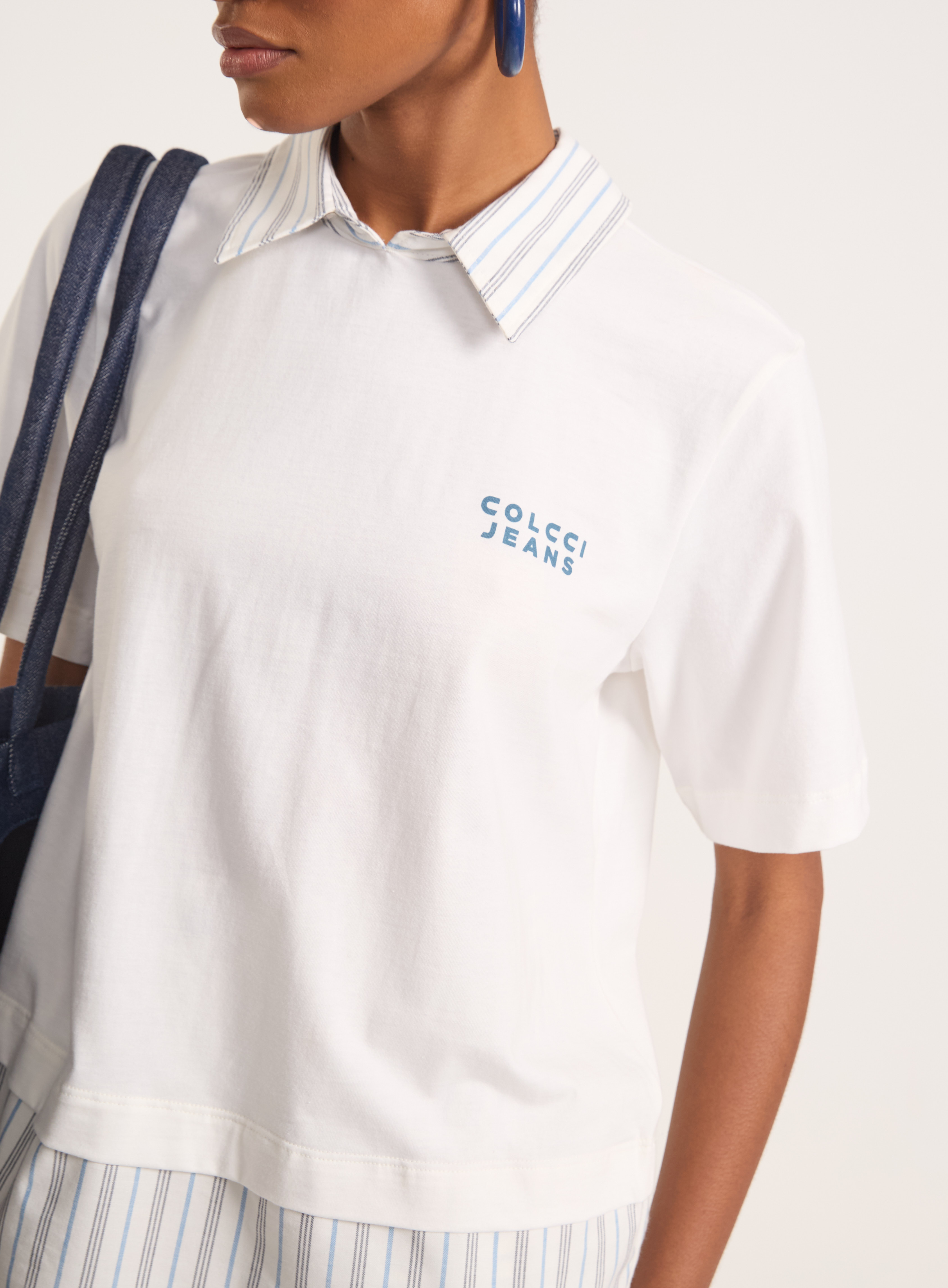 CAMISETA DETALHE LISTRADO M OFF SHELL