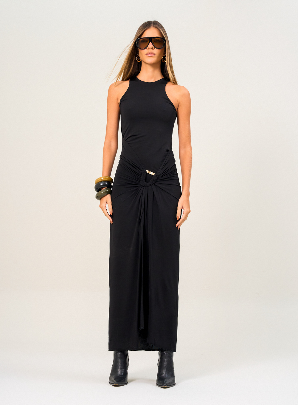 VESTIDO OPEN P PRETO