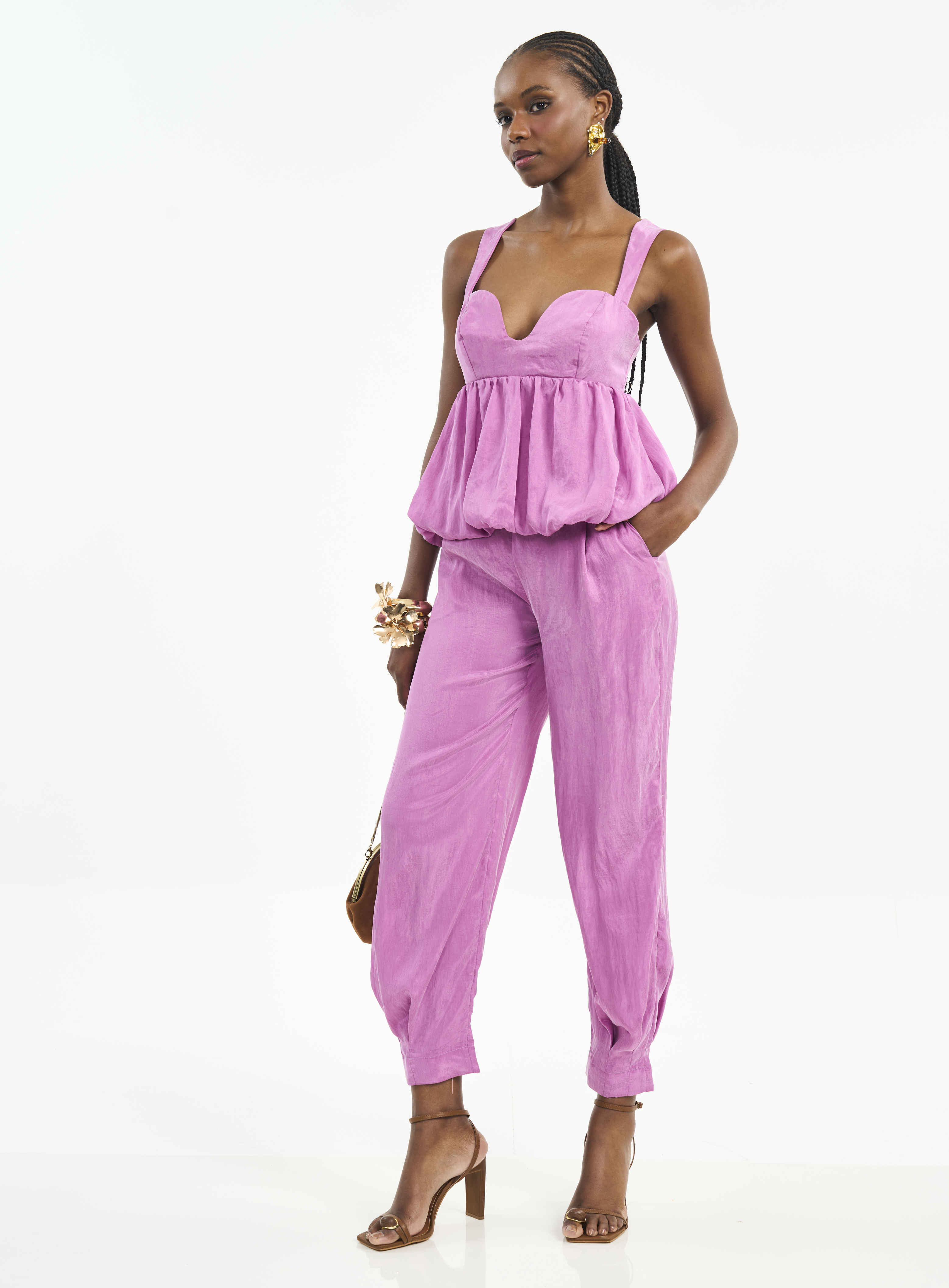 CALÇA COLCCI M ROXO LILO