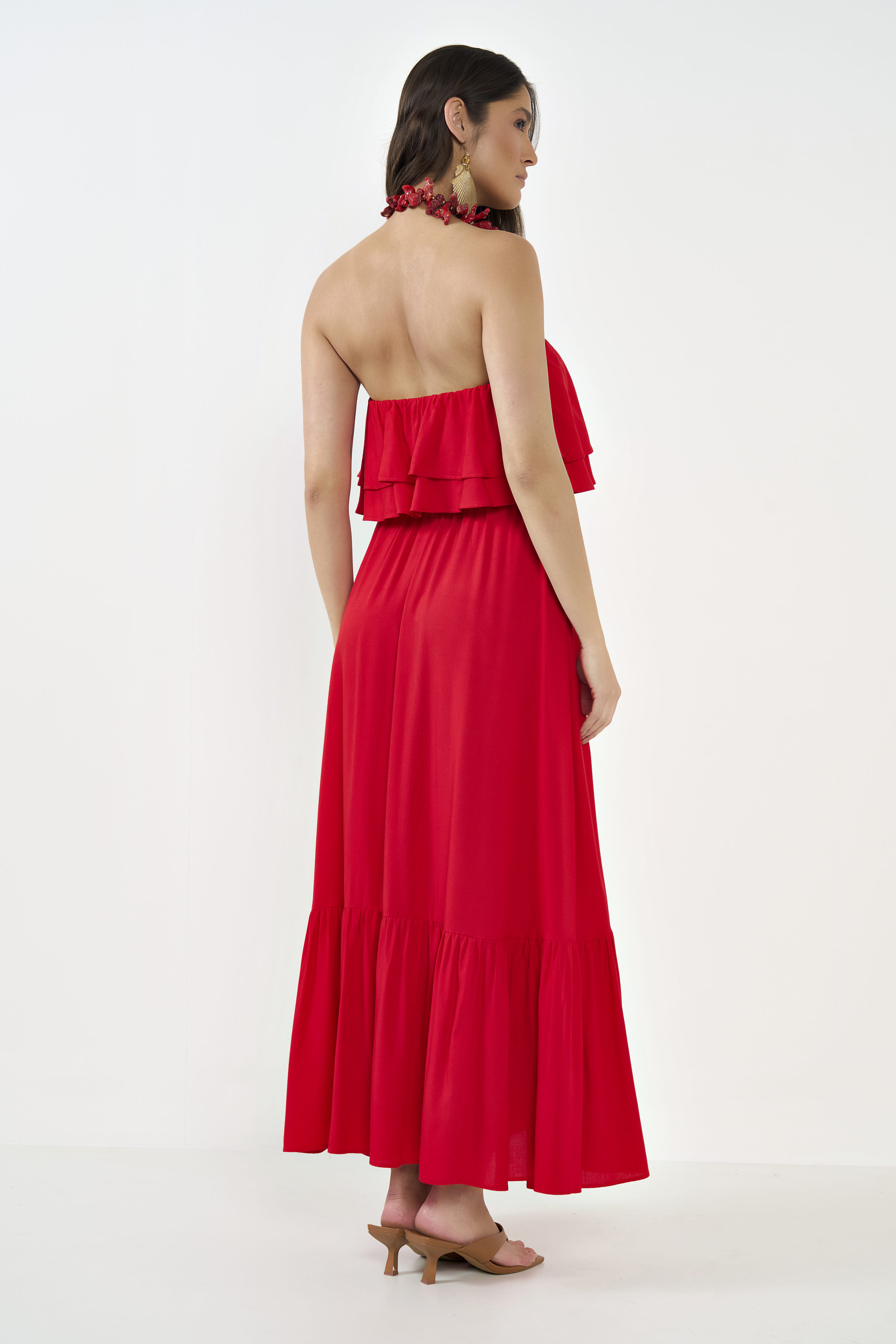 VESTIDO COLCCI G VERMELHO IFE