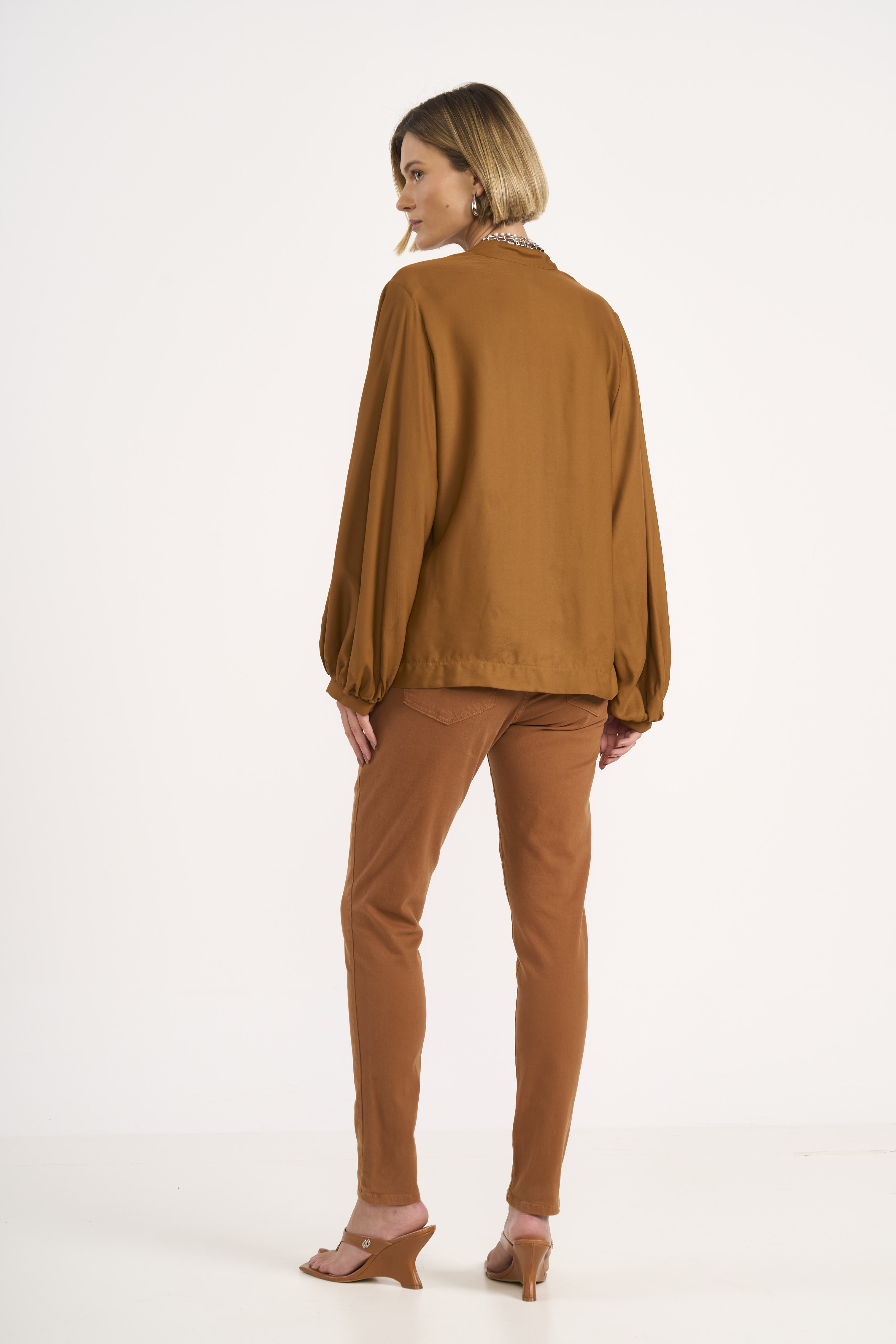 BLUSA COLCCI G MARROM DROME