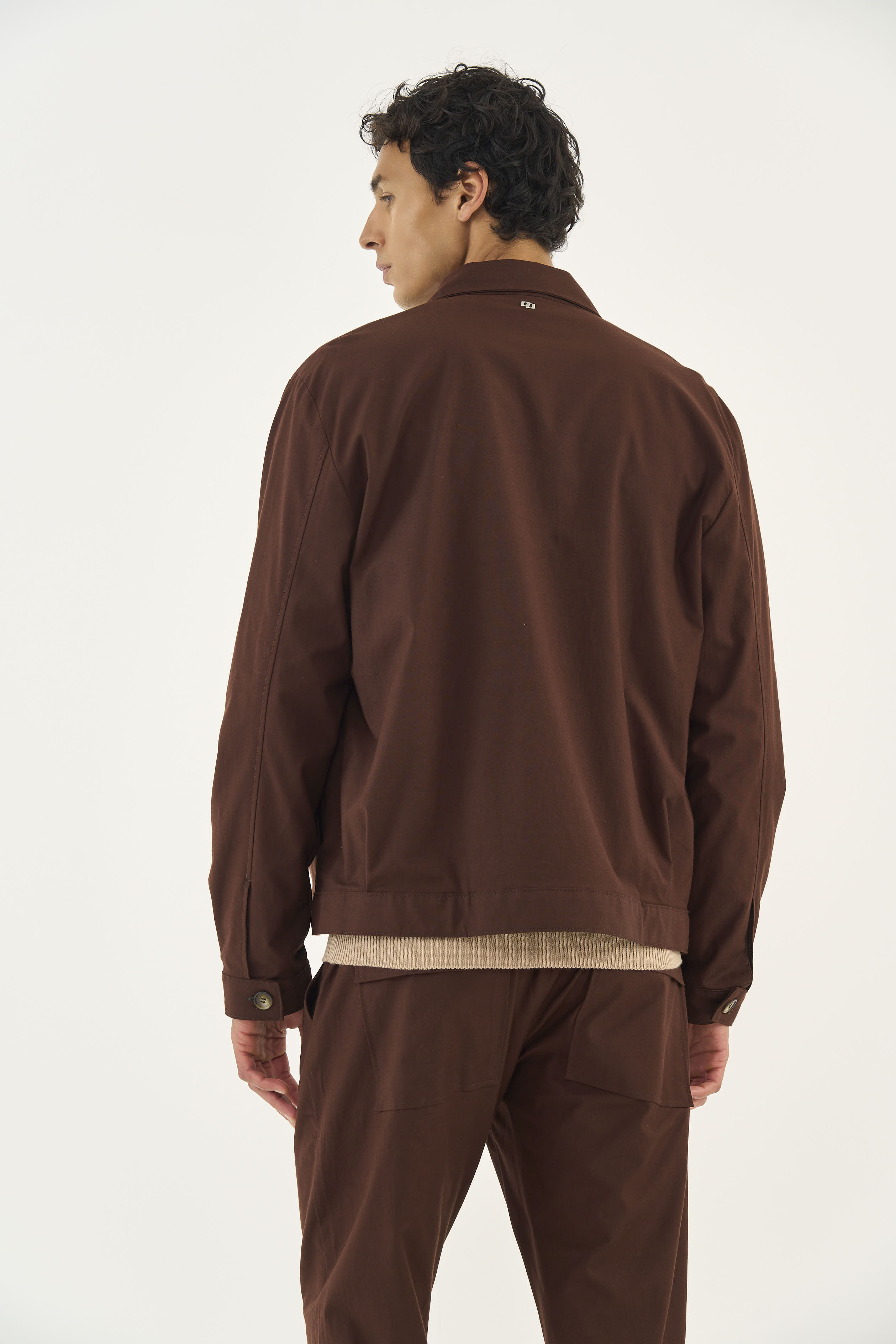 JAQUETA COLCCI GG MARROM ROCCIA