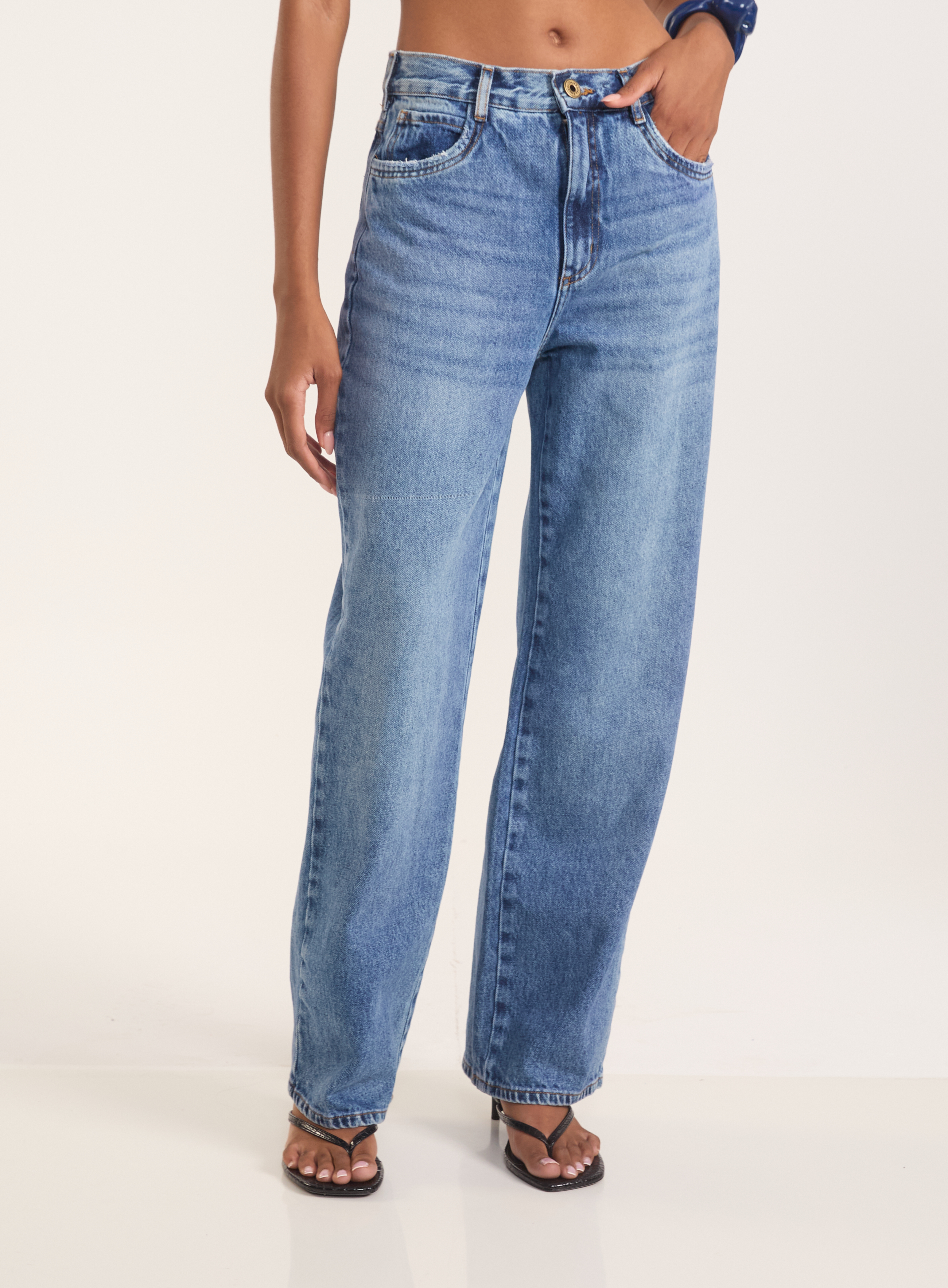 CALÇA JEANS BARCELONA 34 INDIGO