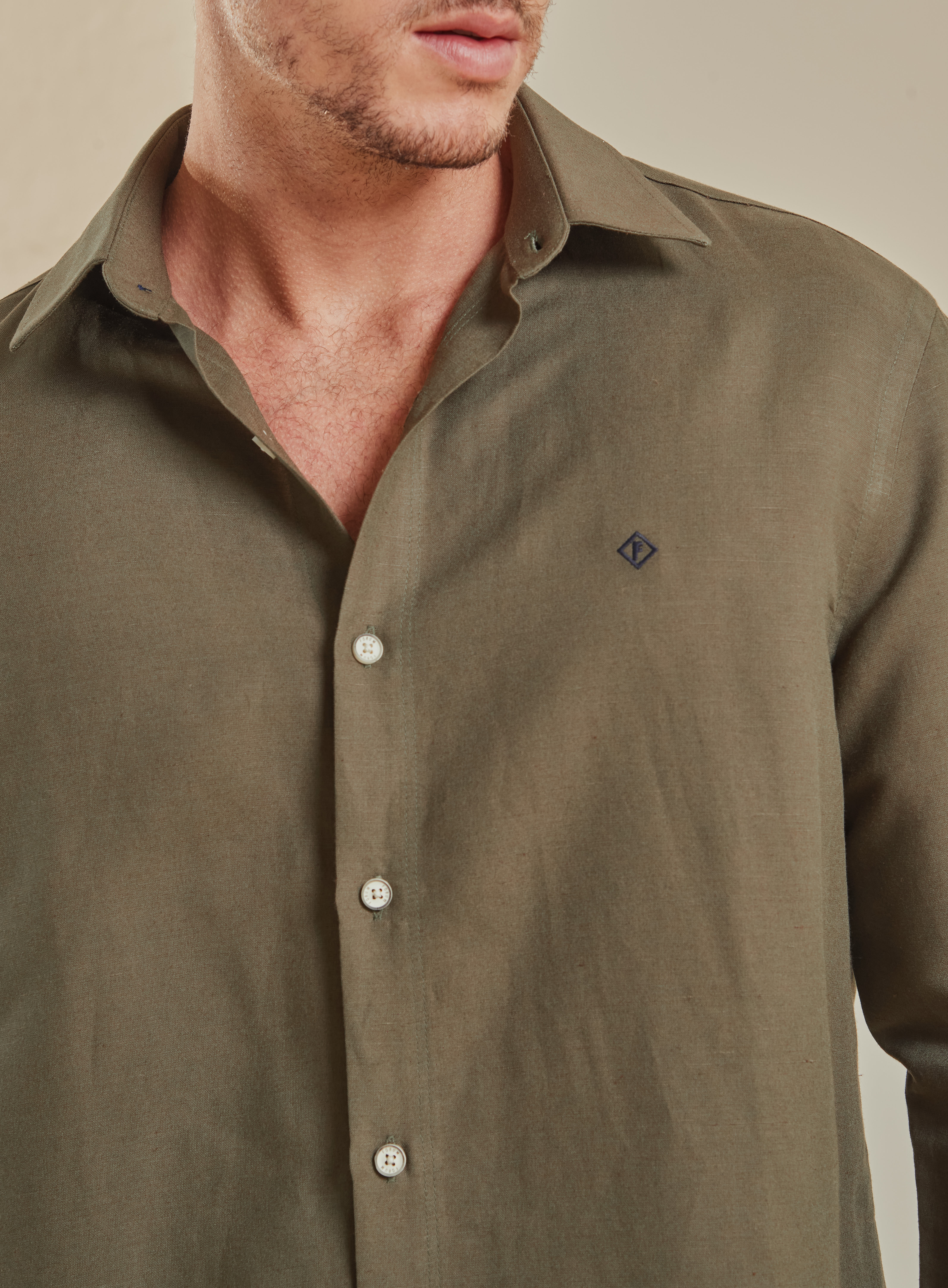 CAMISA LINHO RELAX GG OFF SHELL