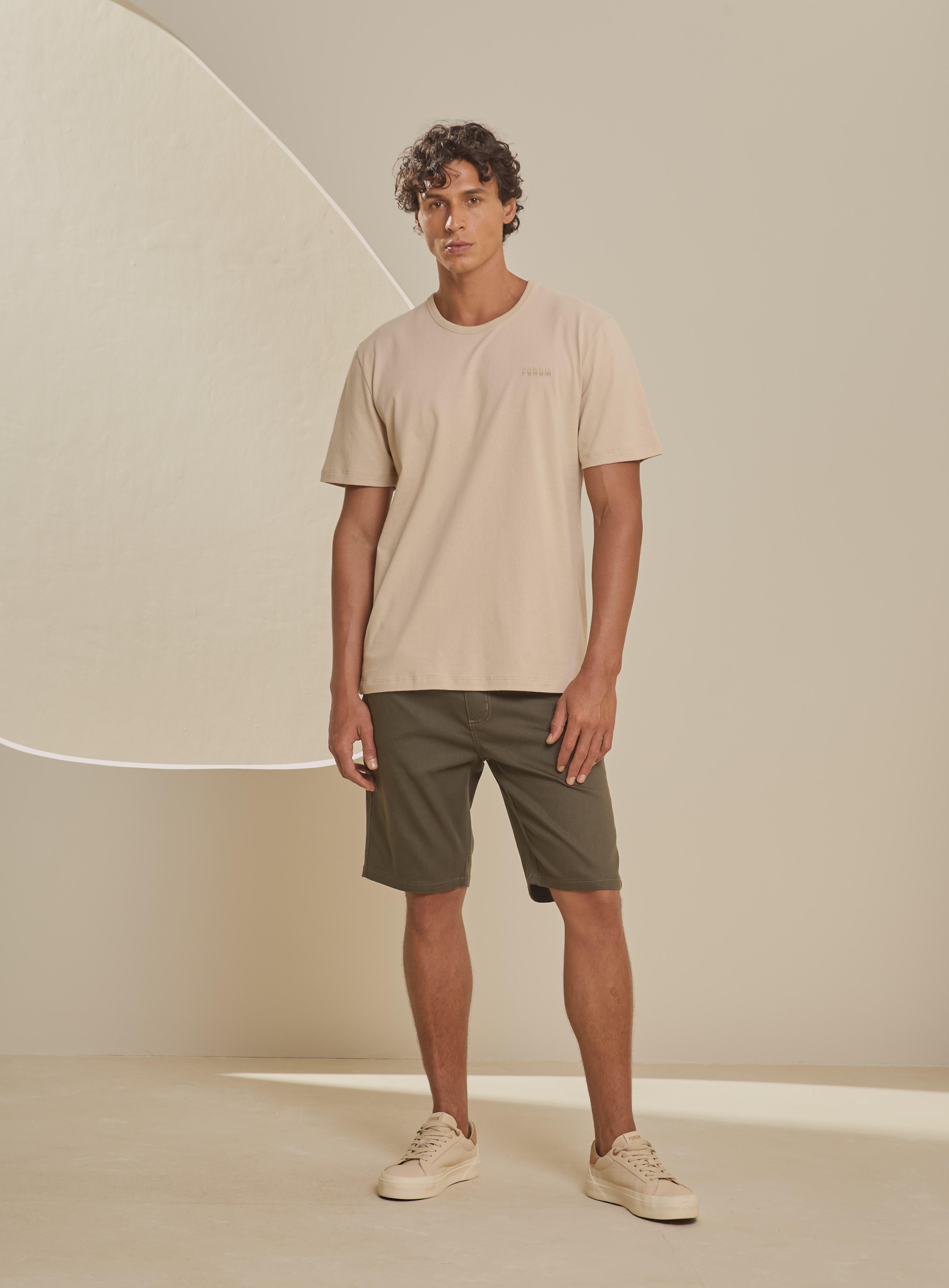 CAMISETA FORUM G BEGE ARUNA