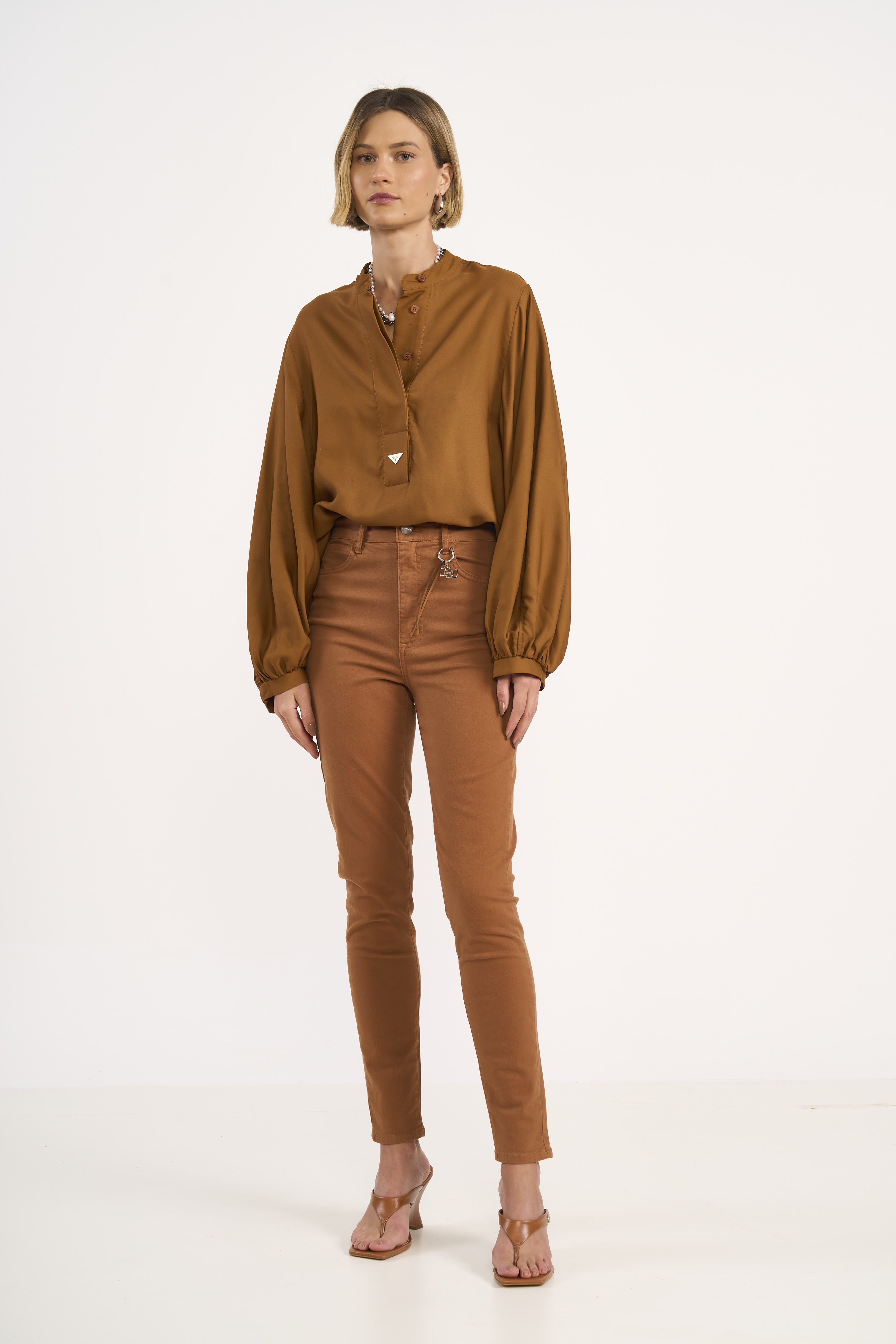 BLUSA COLCCI G MARROM DROME