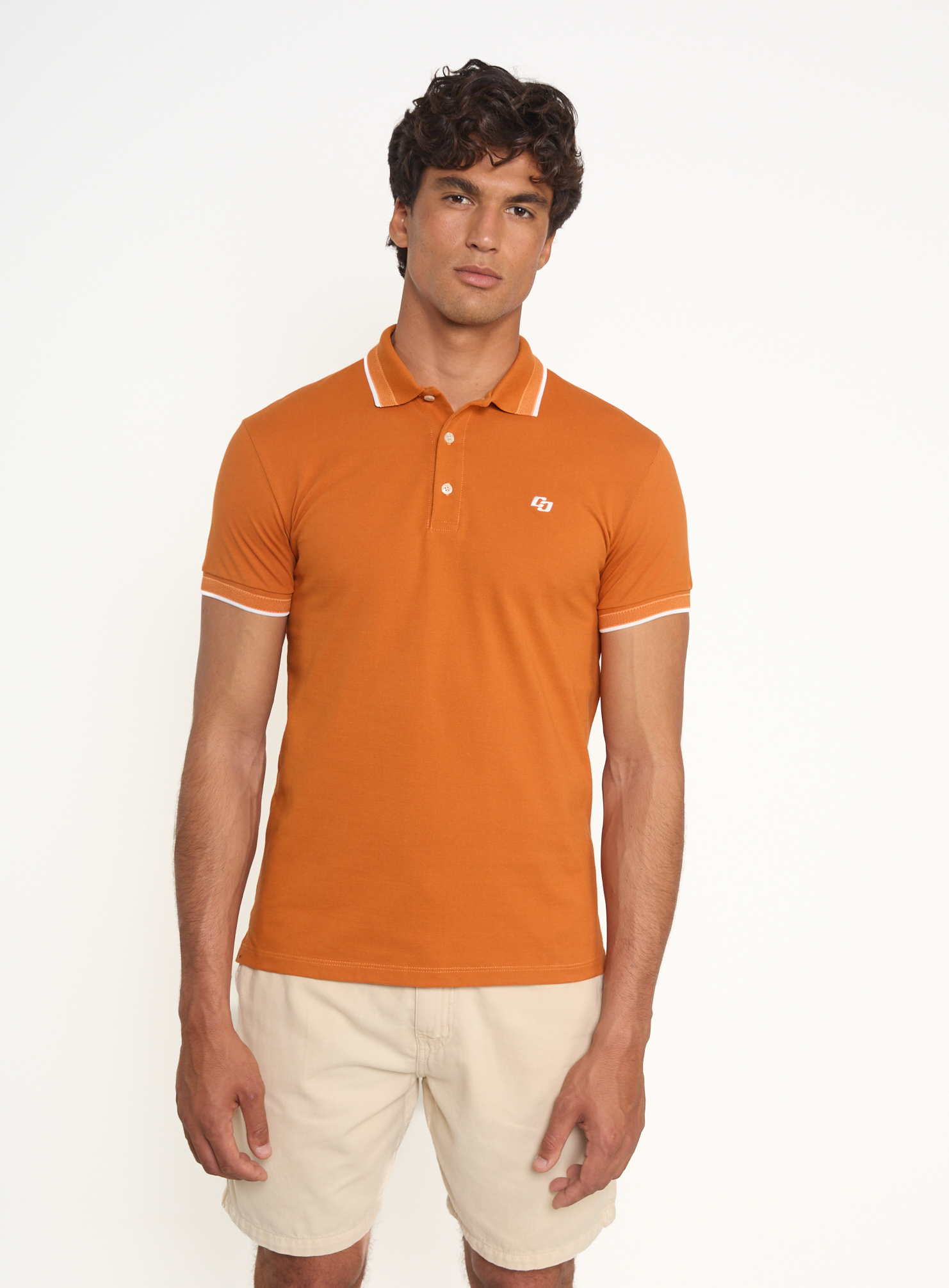 POLO COLCCI GG MARROM TUILE