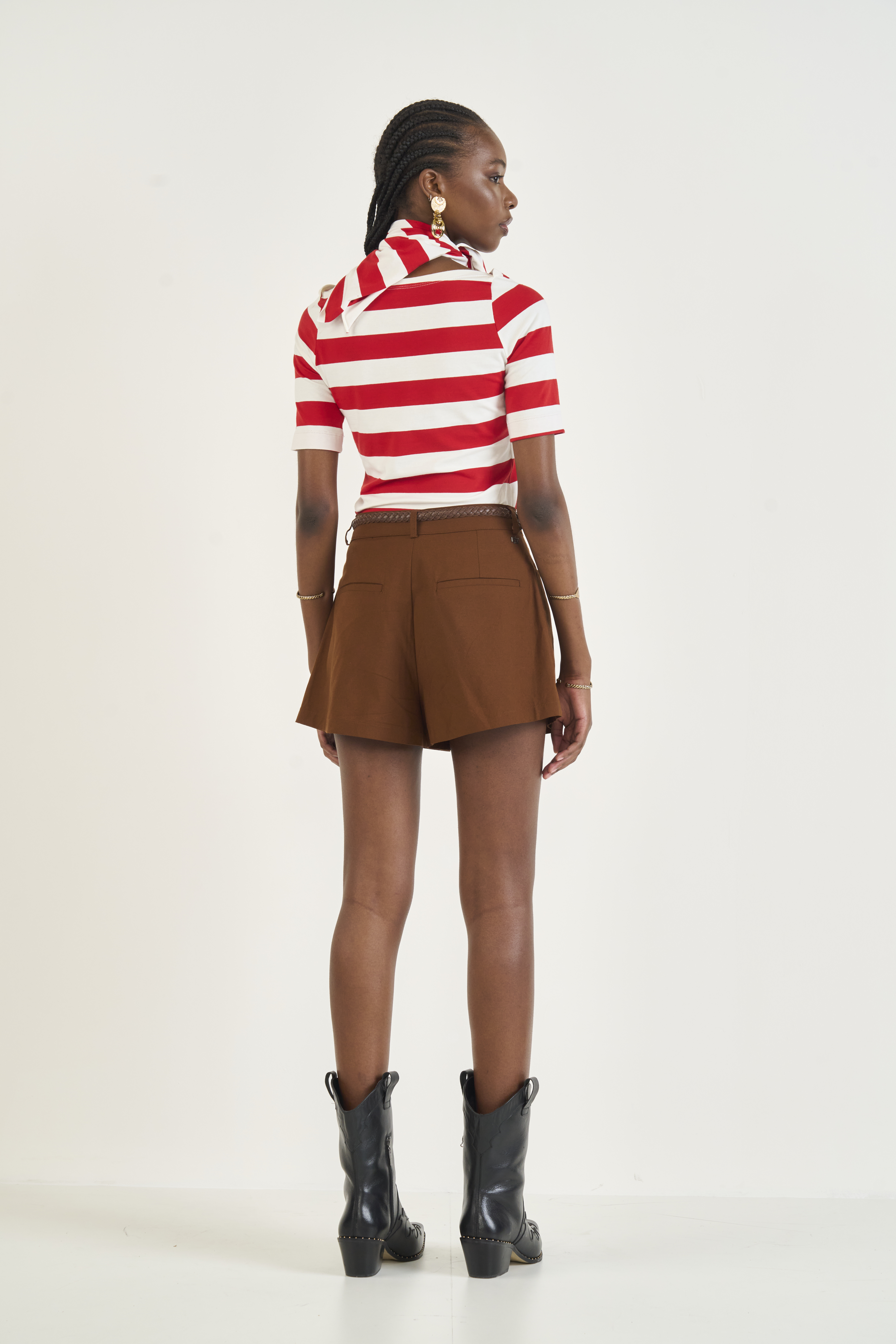 SHORT COLCCI M MARROM CARVALHO