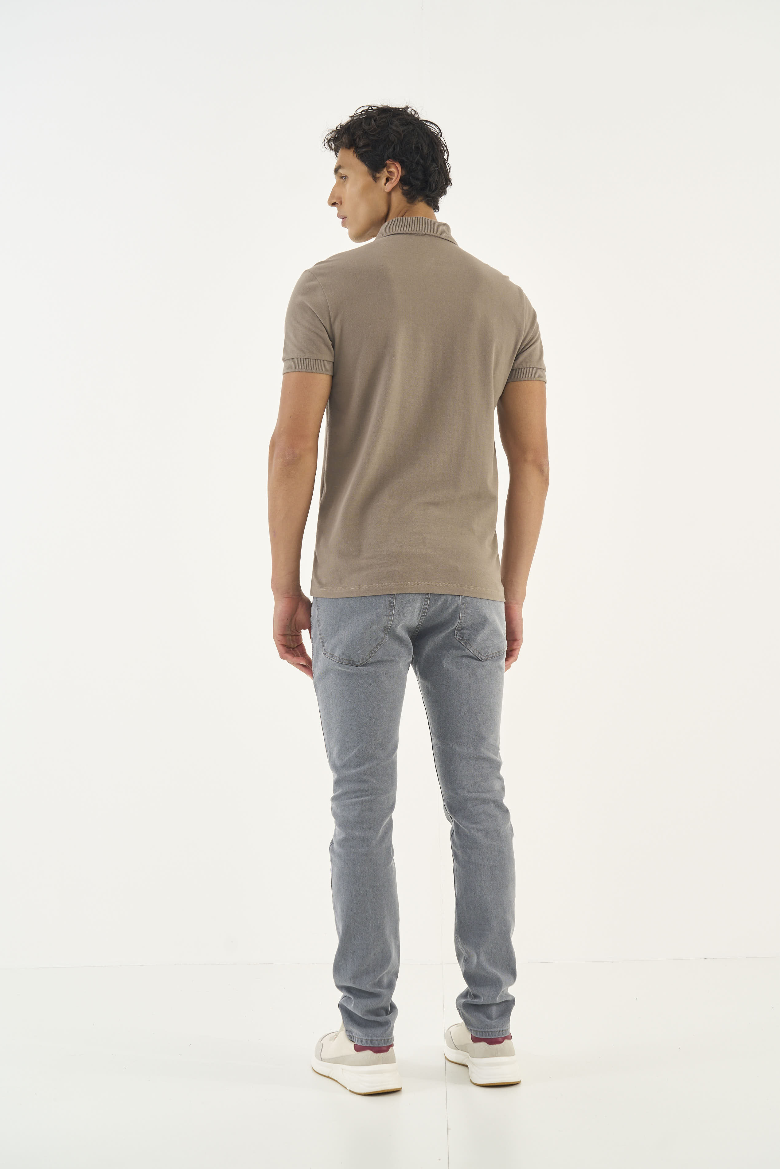 POLO COLCCI G BEGE CINZAS