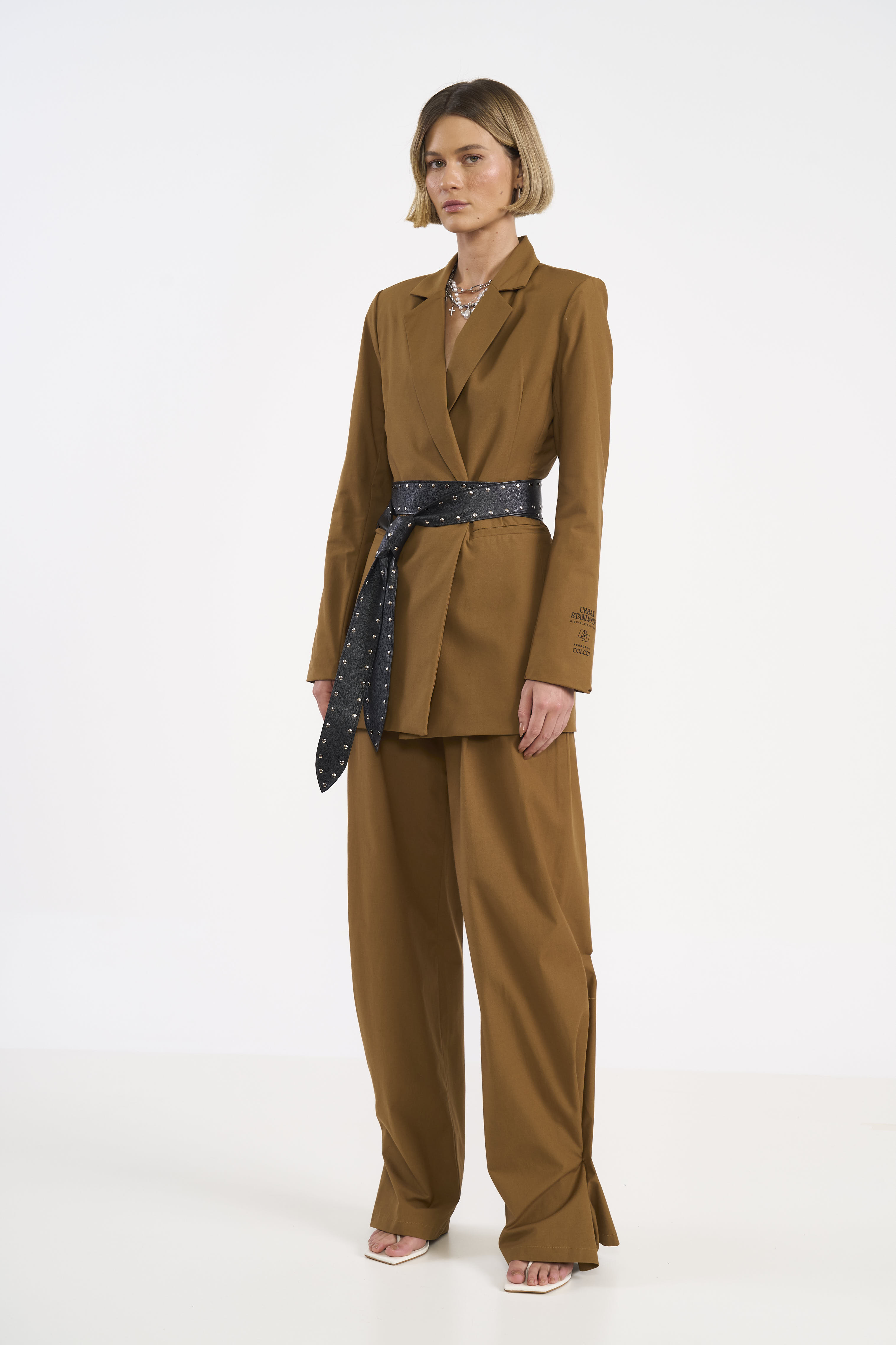 BLAZER COLCCI G MARROM CUMARU