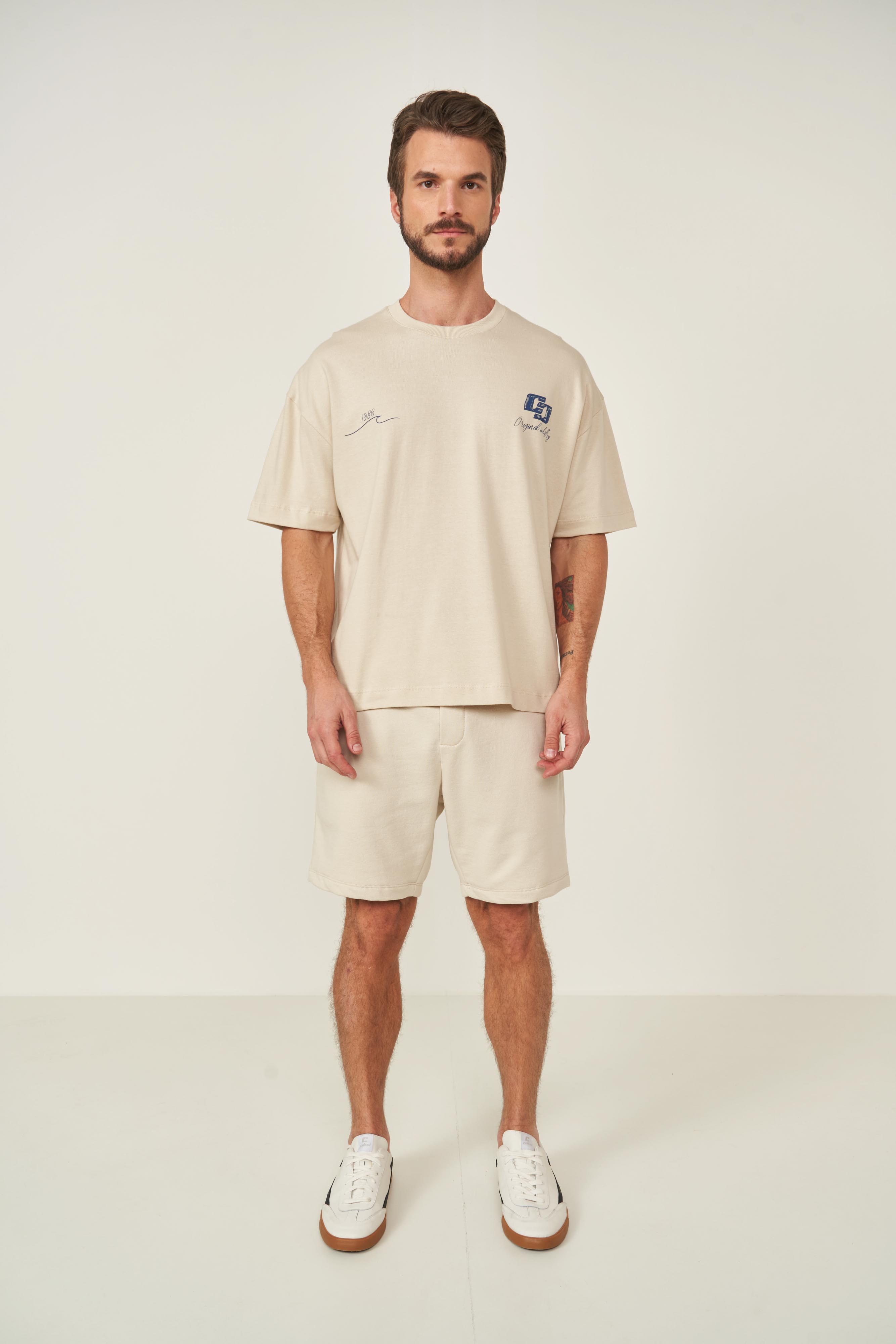 CAMISETA COLCCI P BEGE TAUPE
