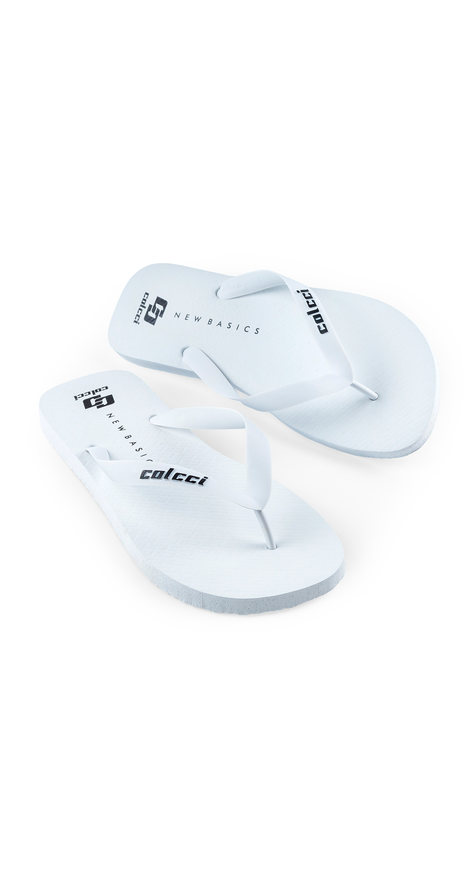 CHINELO MASCULINO NEW BASIC COLCCI 37-38 BRANCO