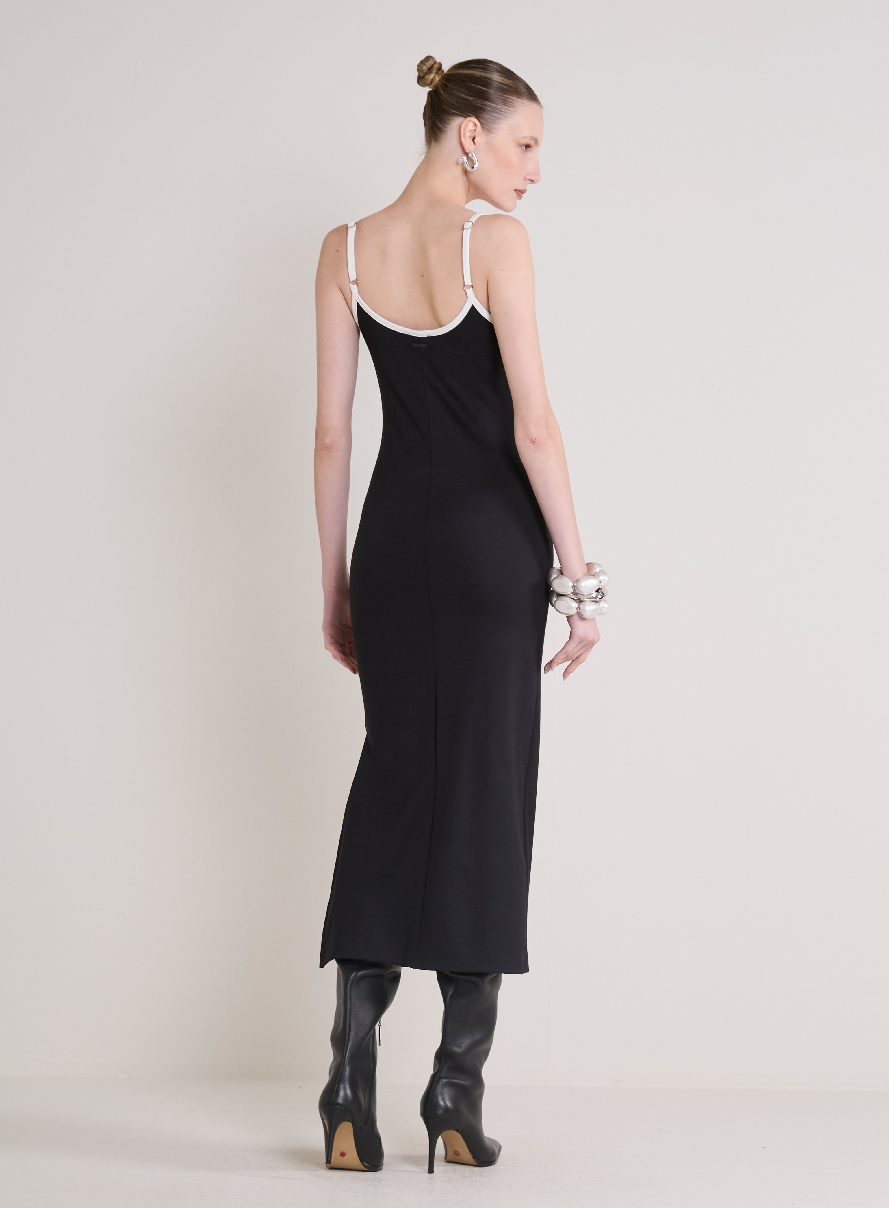 VESTIDO FORUM G PRETO/SHELL