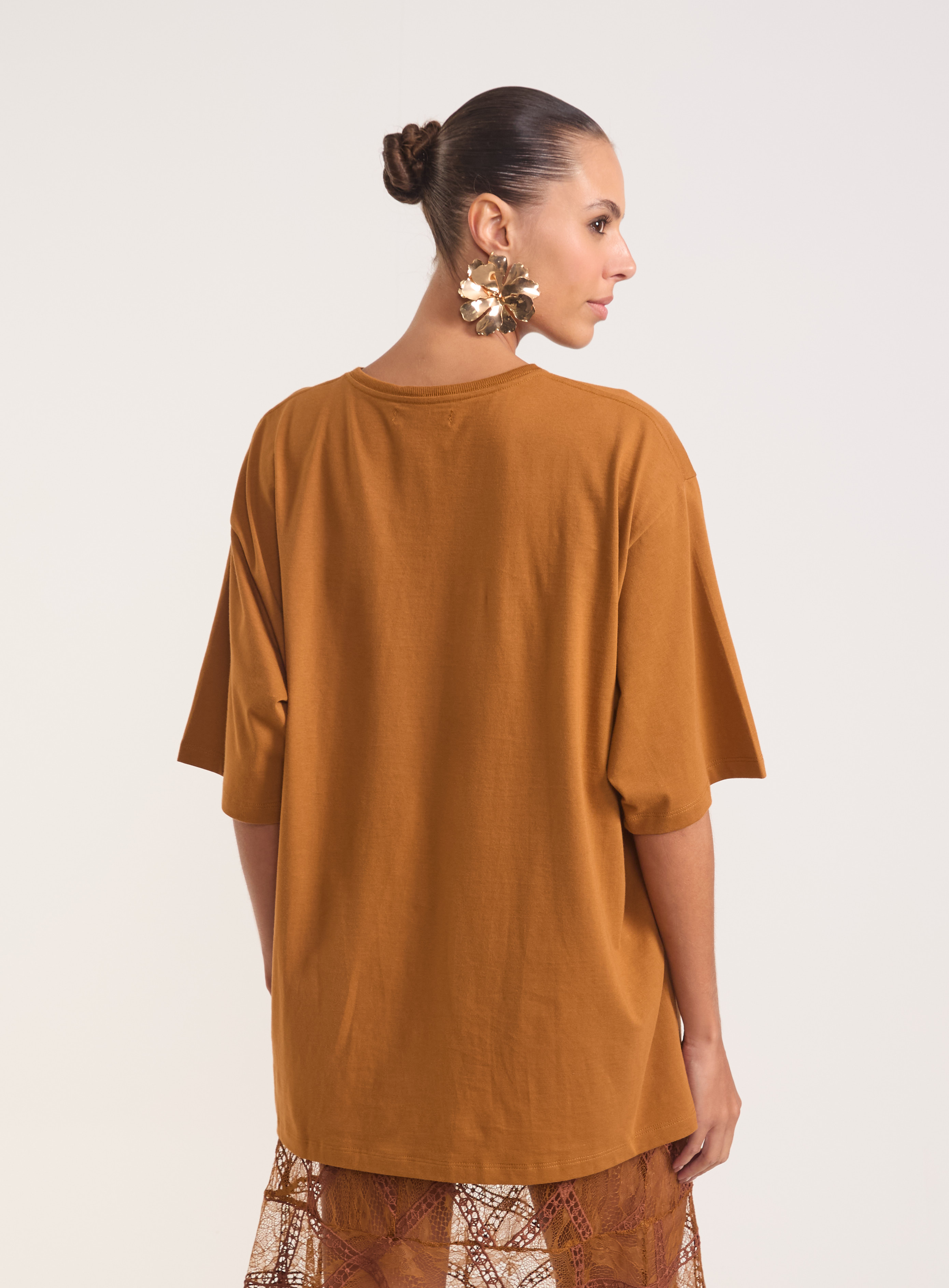 CAMISETA COLCCI P MARROM DROME