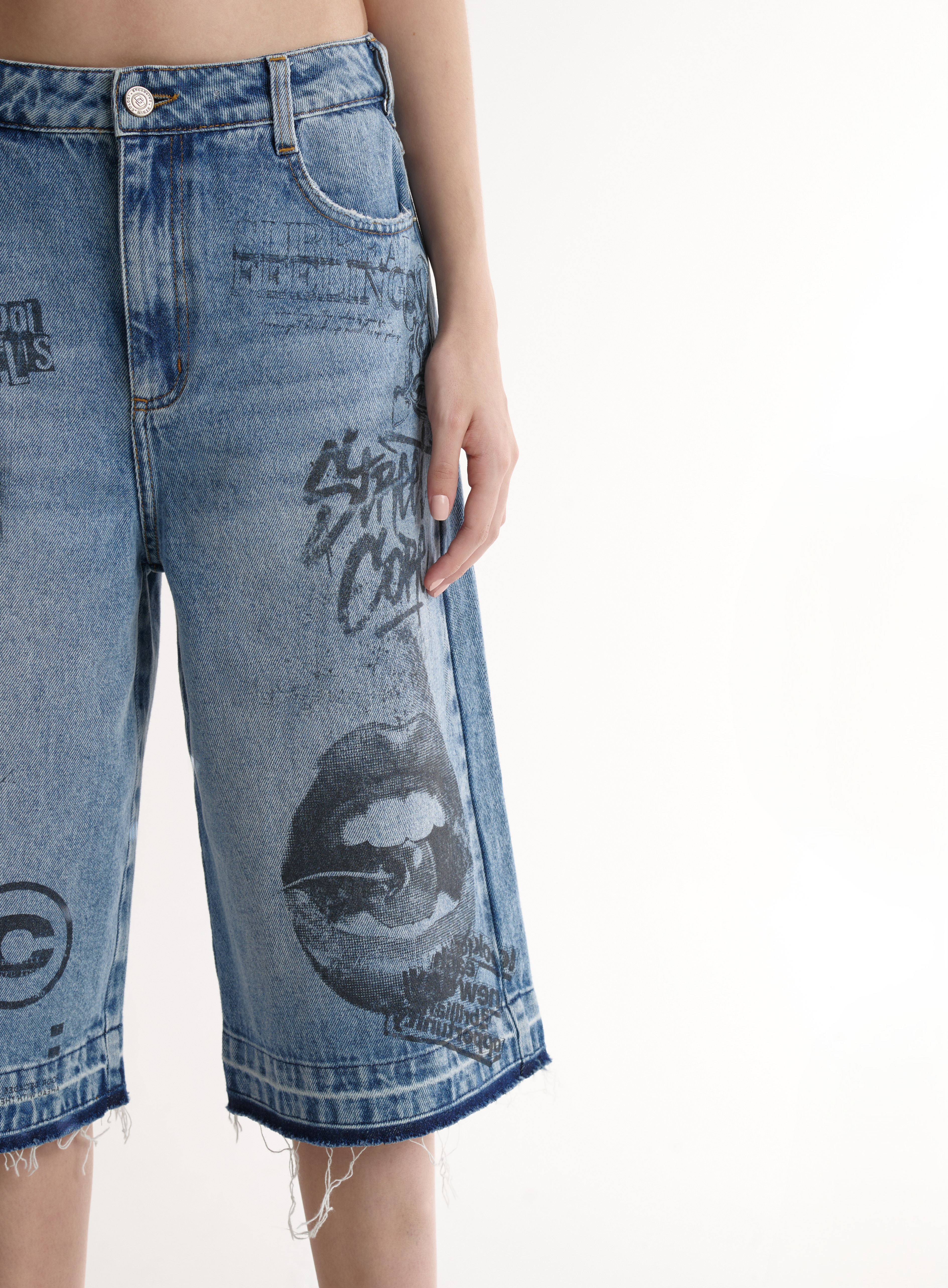 BERMUDA JEANS GIGI 34 INDIGO
