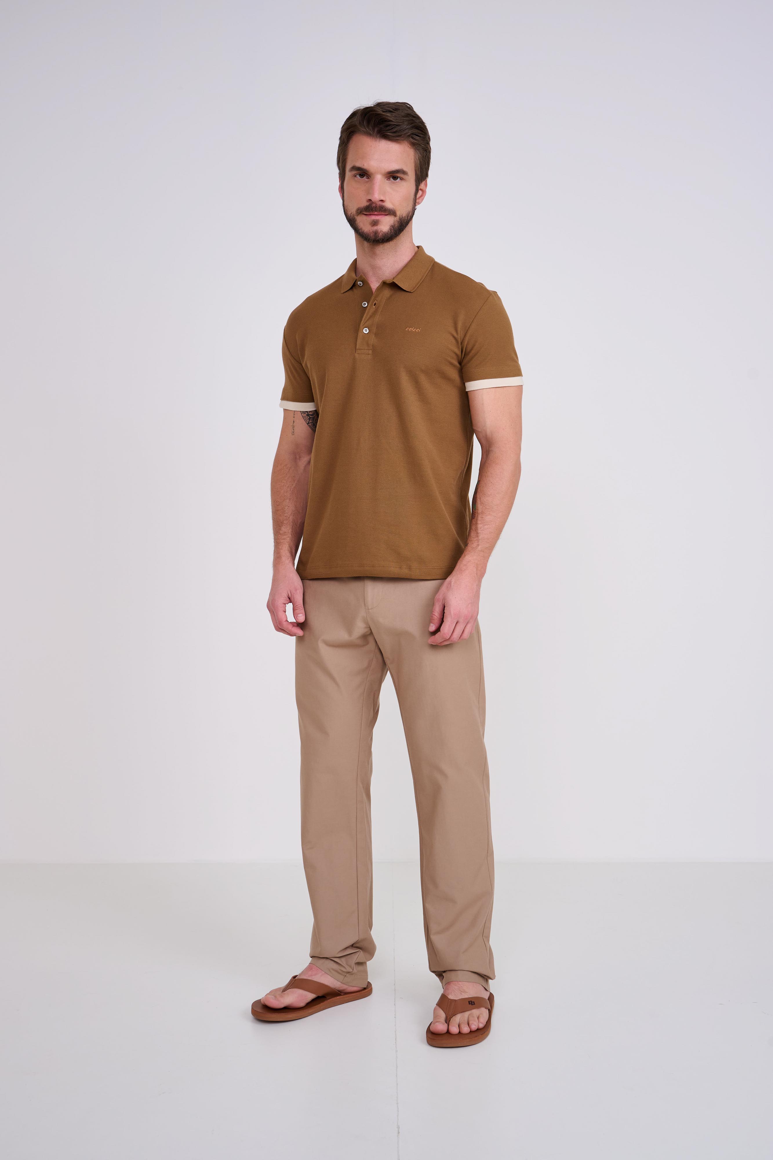 POLO COLCCI GG MARROM BAOBA