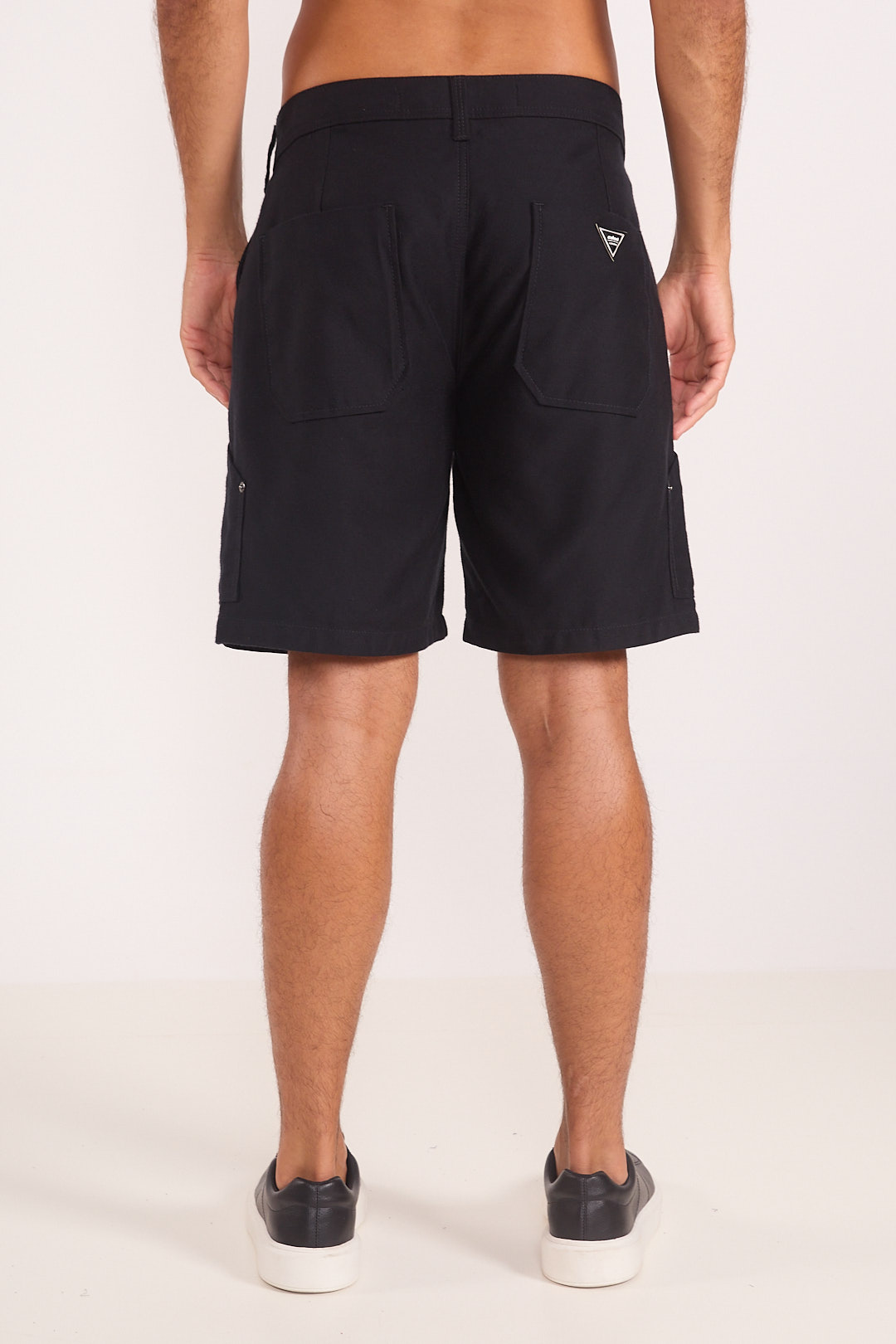 BERMUDA SARJA COMFY CARGO 38 PRETO