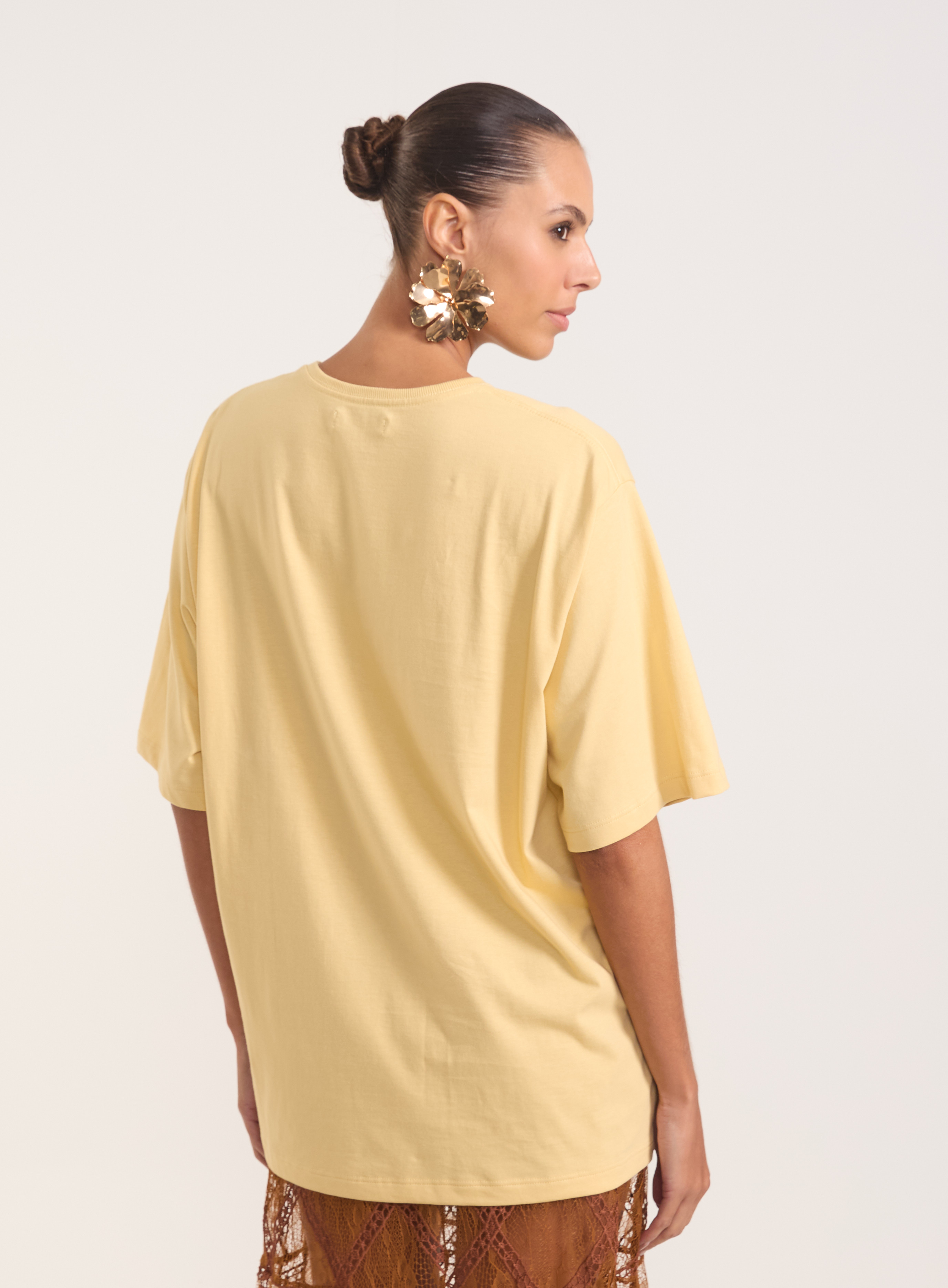 CAMISETA COLCCI M AMARELO SOLENE
