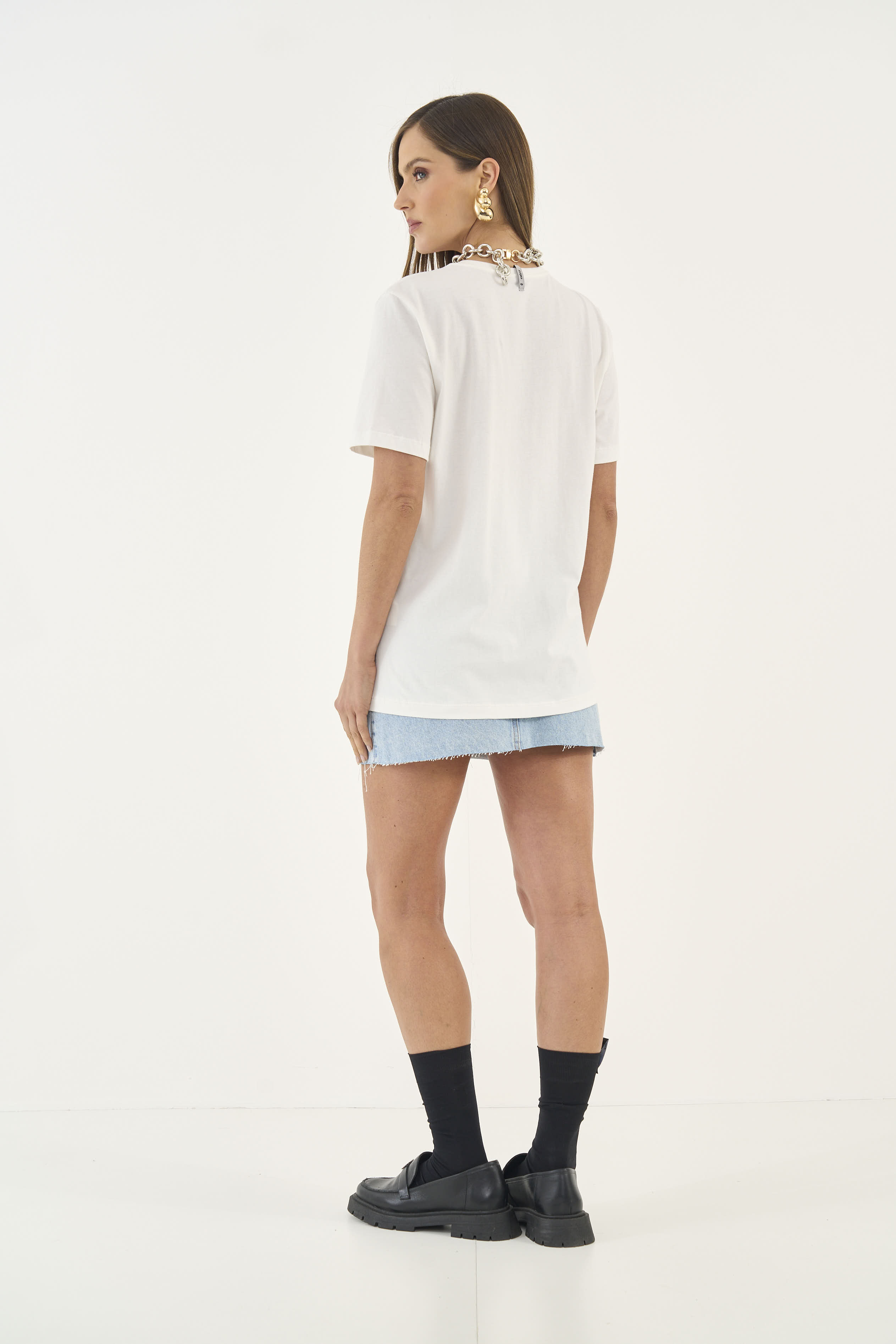 CAMISETA COLCCI P MARROM BRICKLANE