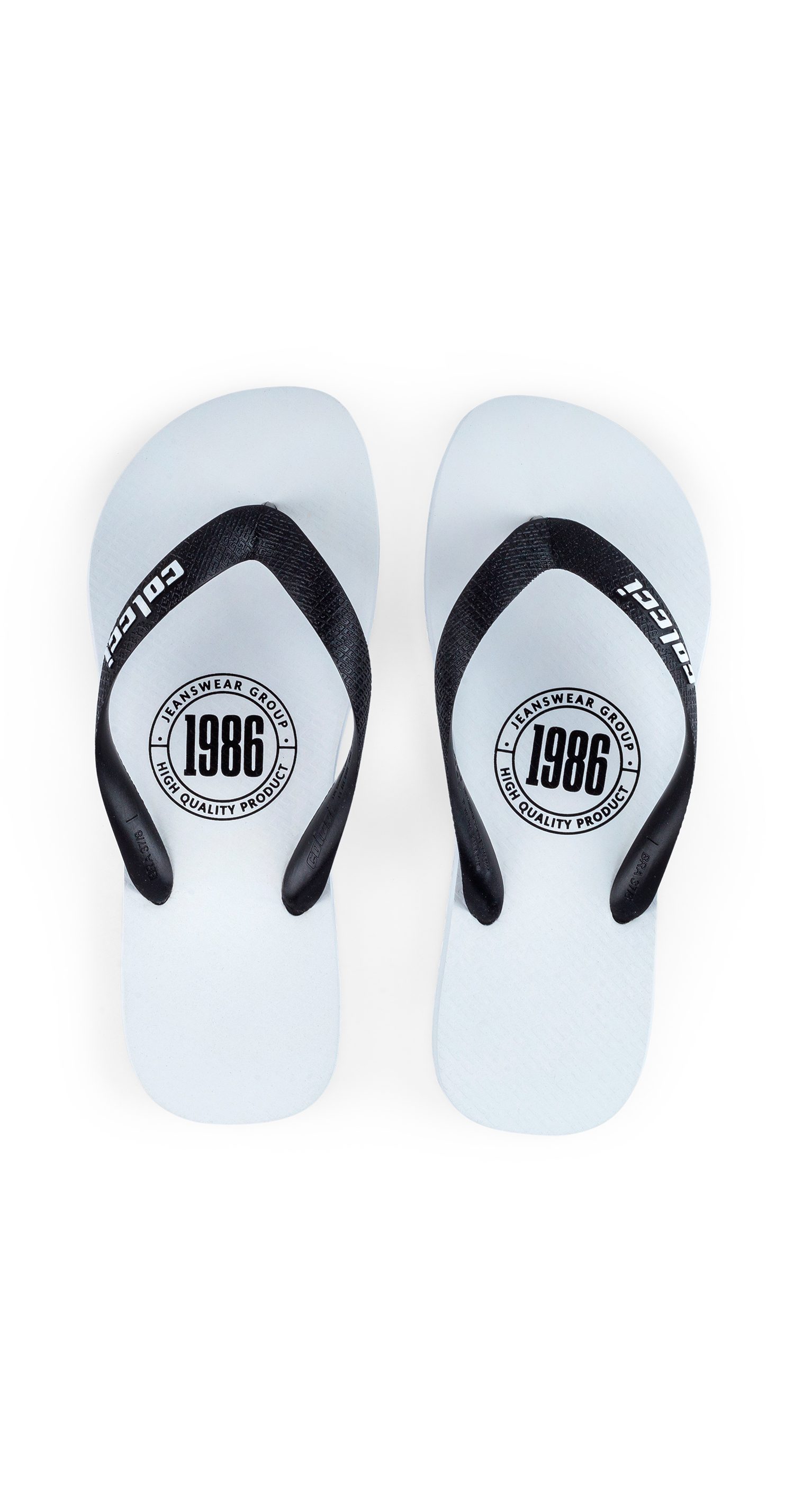 CHINELO UNISSEX COLCCI CIRCLE 1986 37-38 BRANCO