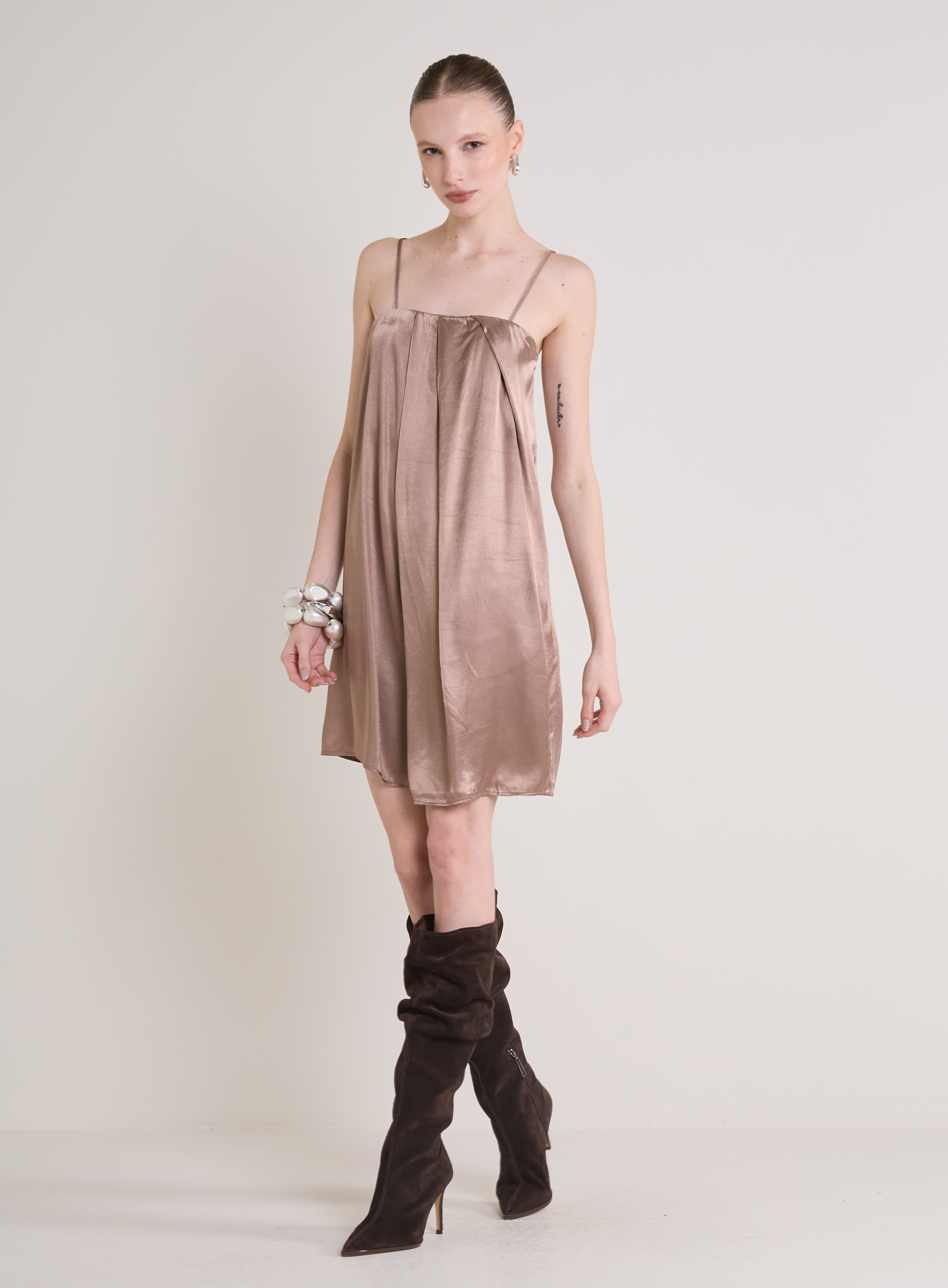 VESTIDO FORUM G MARROM NOZ MOSC