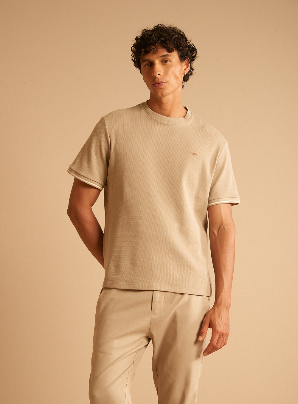 CAMISETA FORUM M BEGE BISQUET