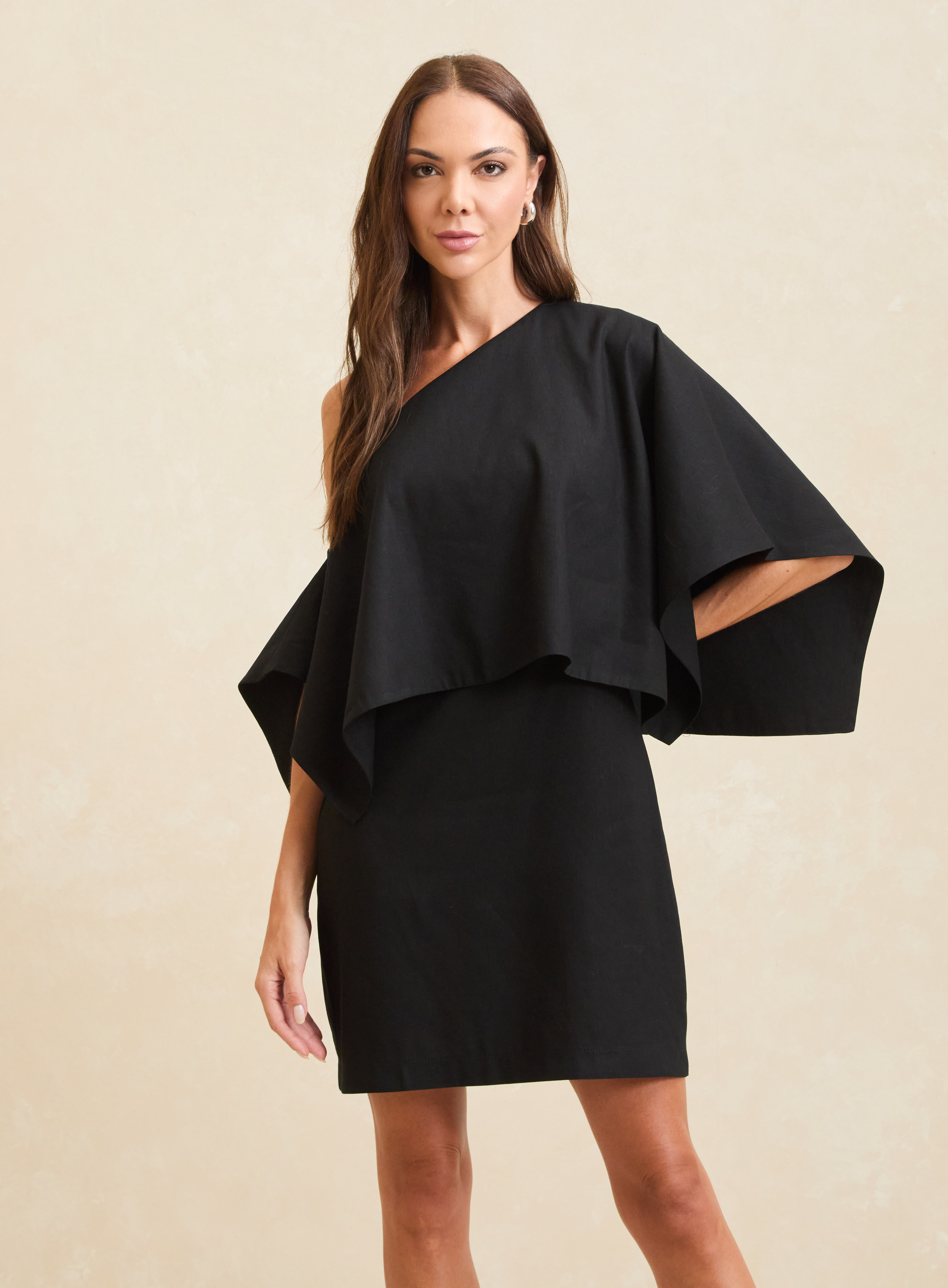 VESTIDO LINHO G PRETO