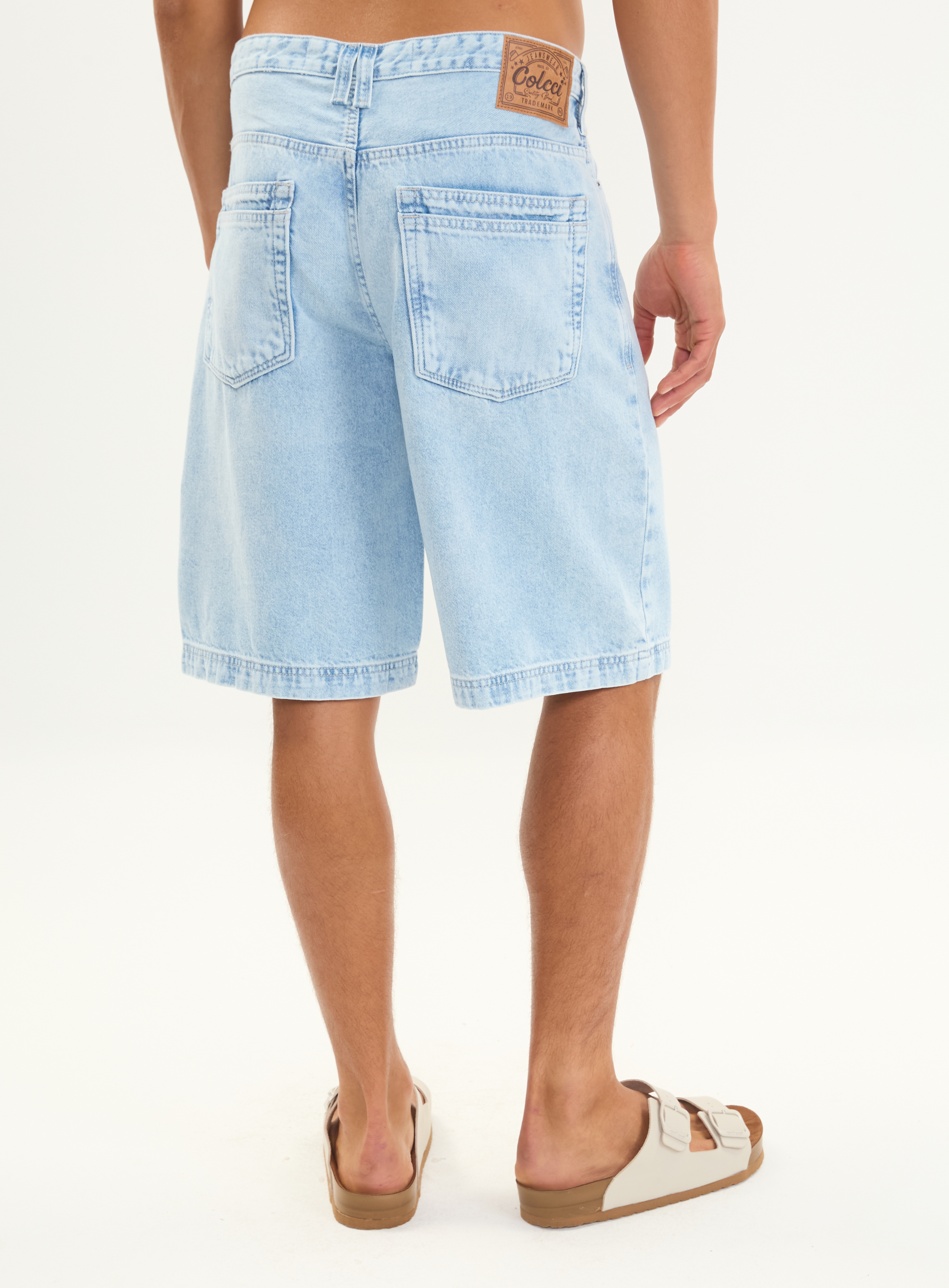 BERMUDA JEANS 40 INDIGO