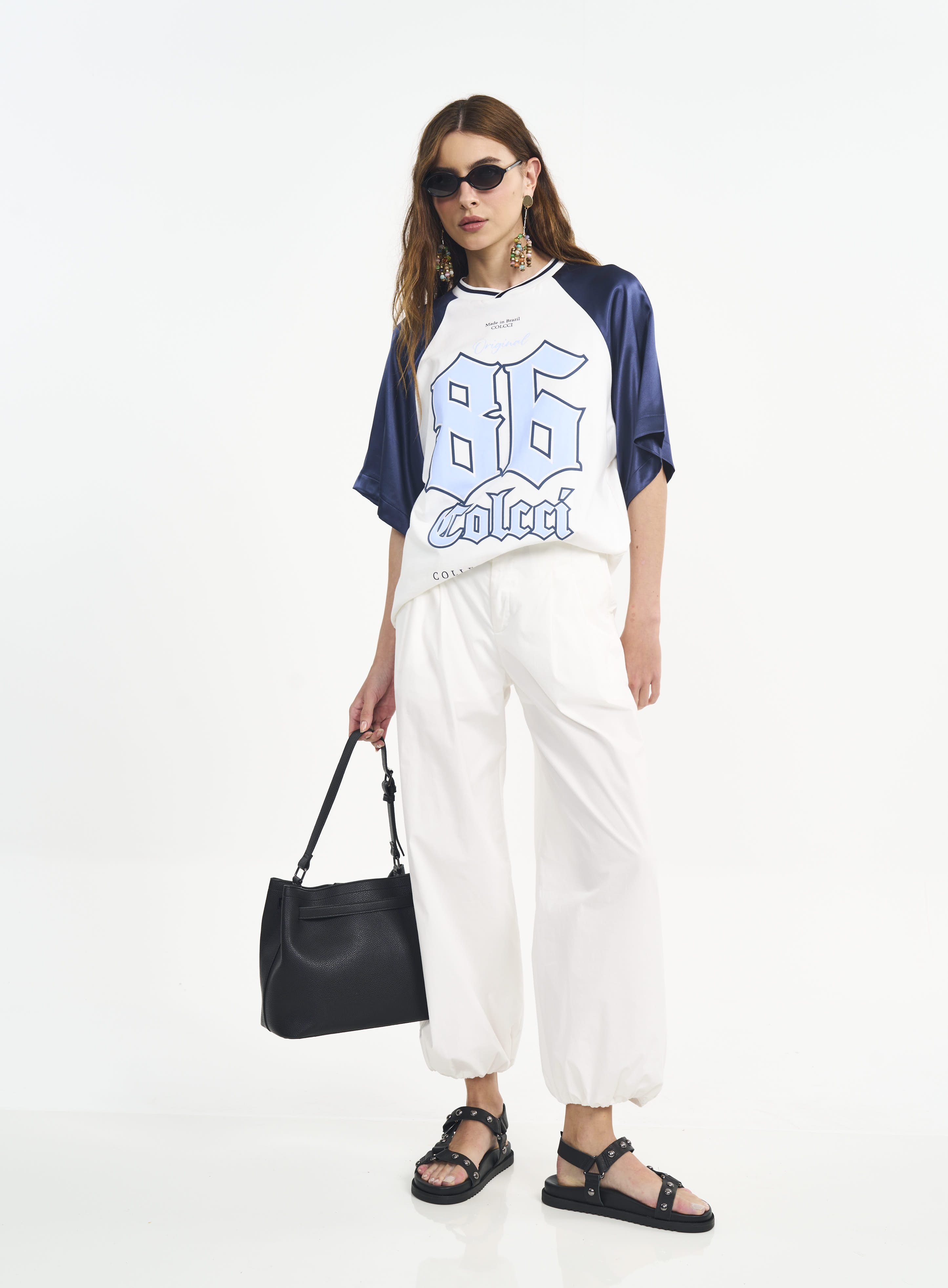 CAMISETA COLCCI G OFF/AZUL