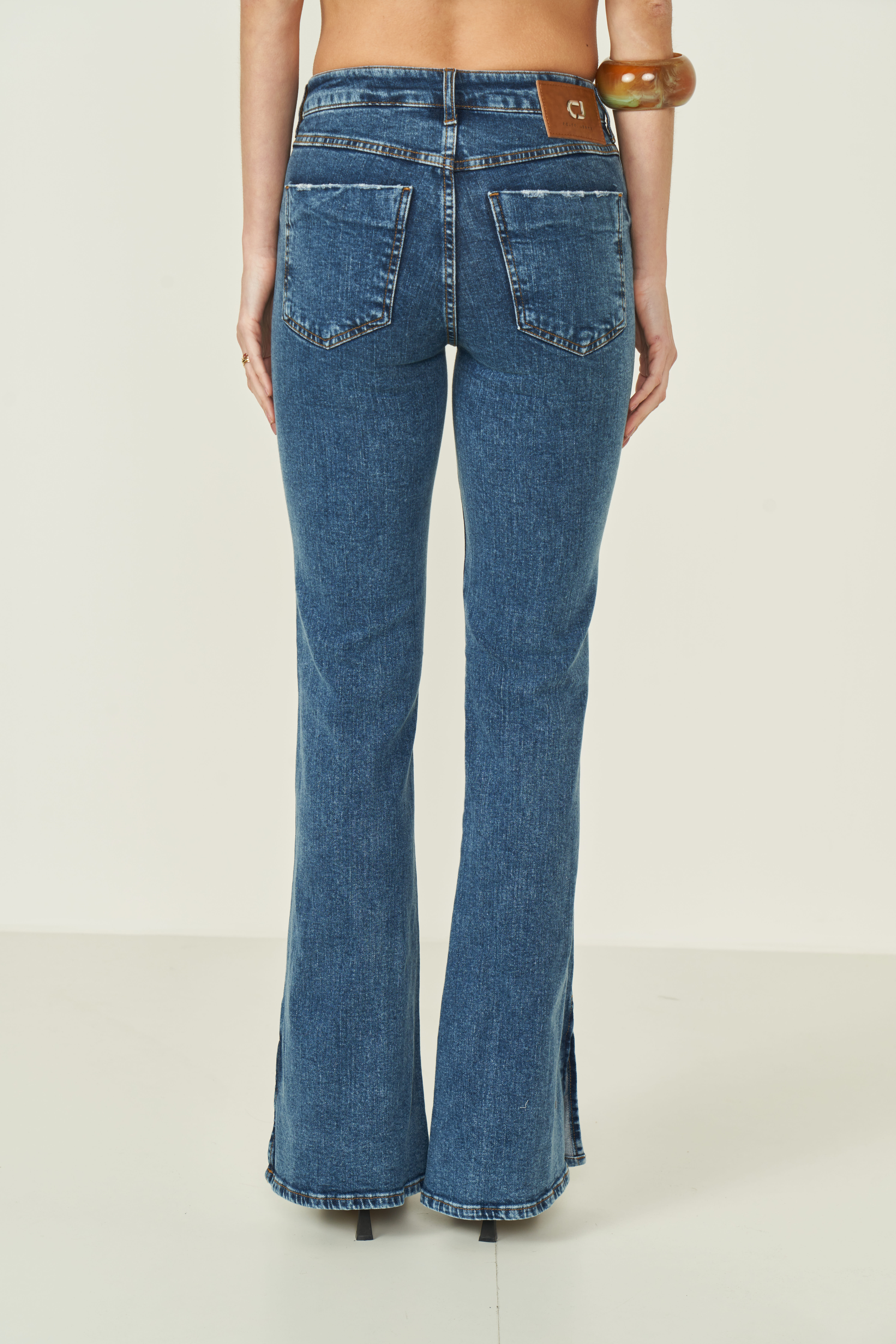 CALÇA JEANS NOVA YORK FLARE 34 INDIGO