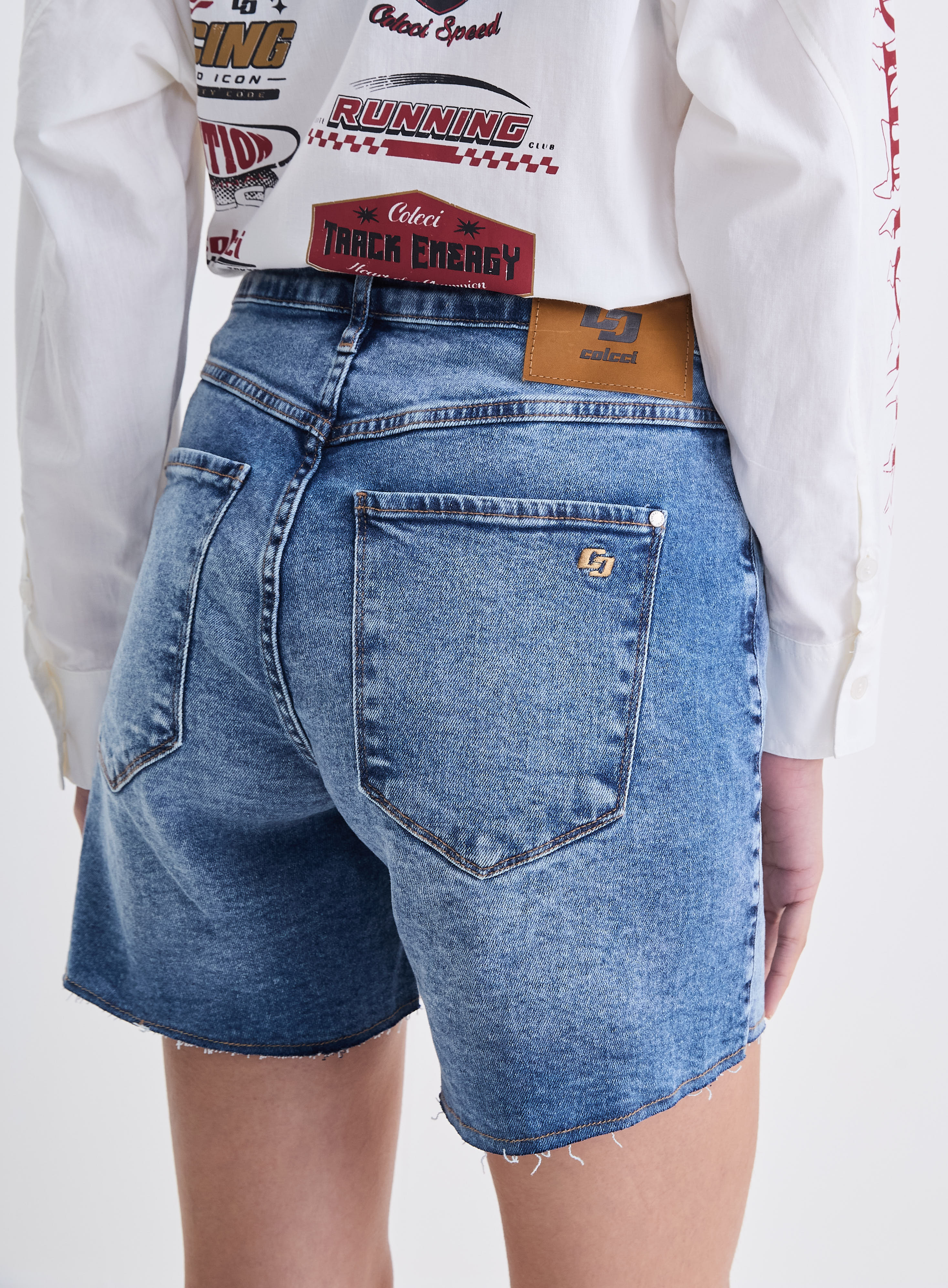 BERMUDA JEANS JADE 36 INDIGO