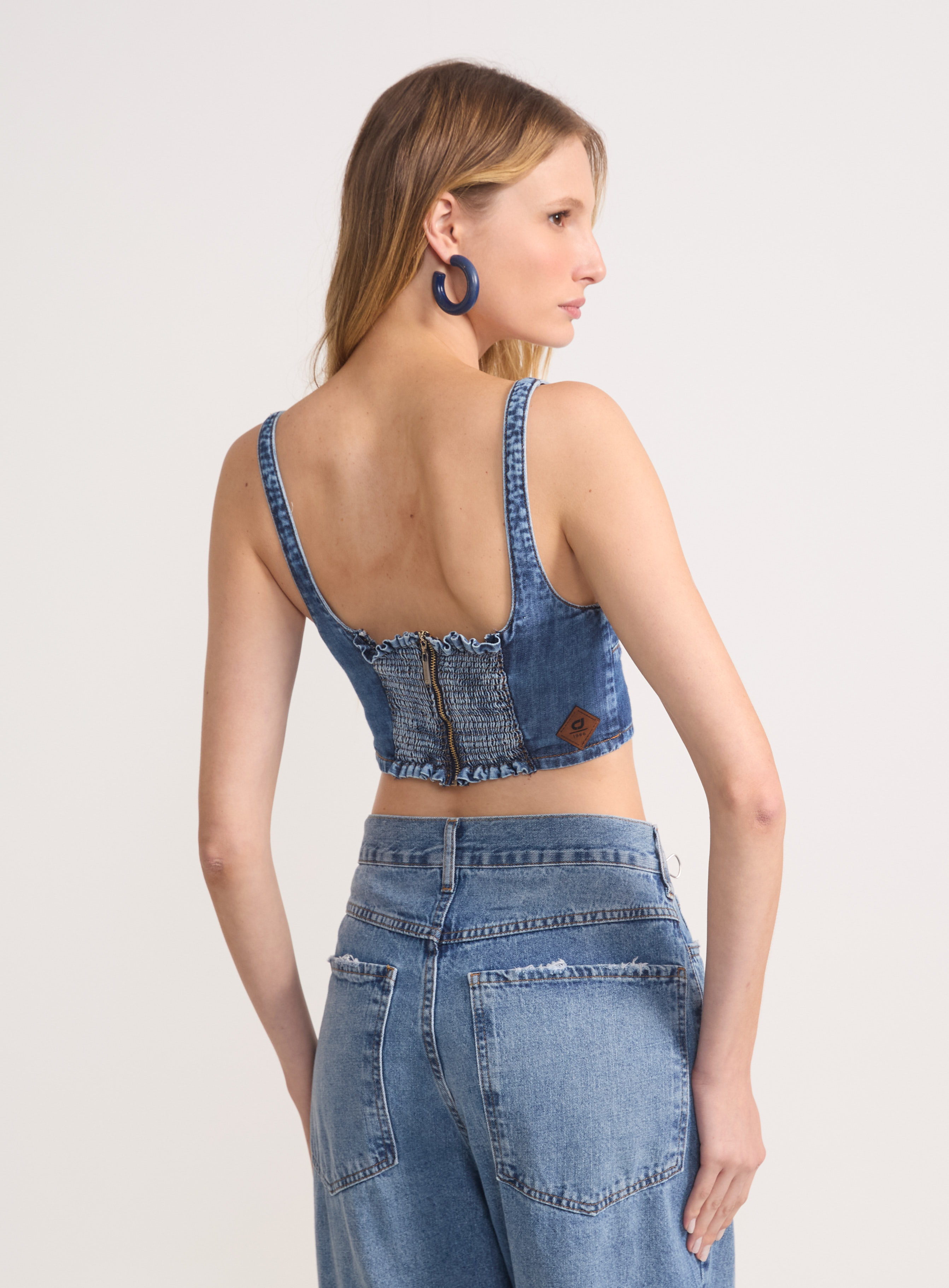TOP JEANS M INDIGO