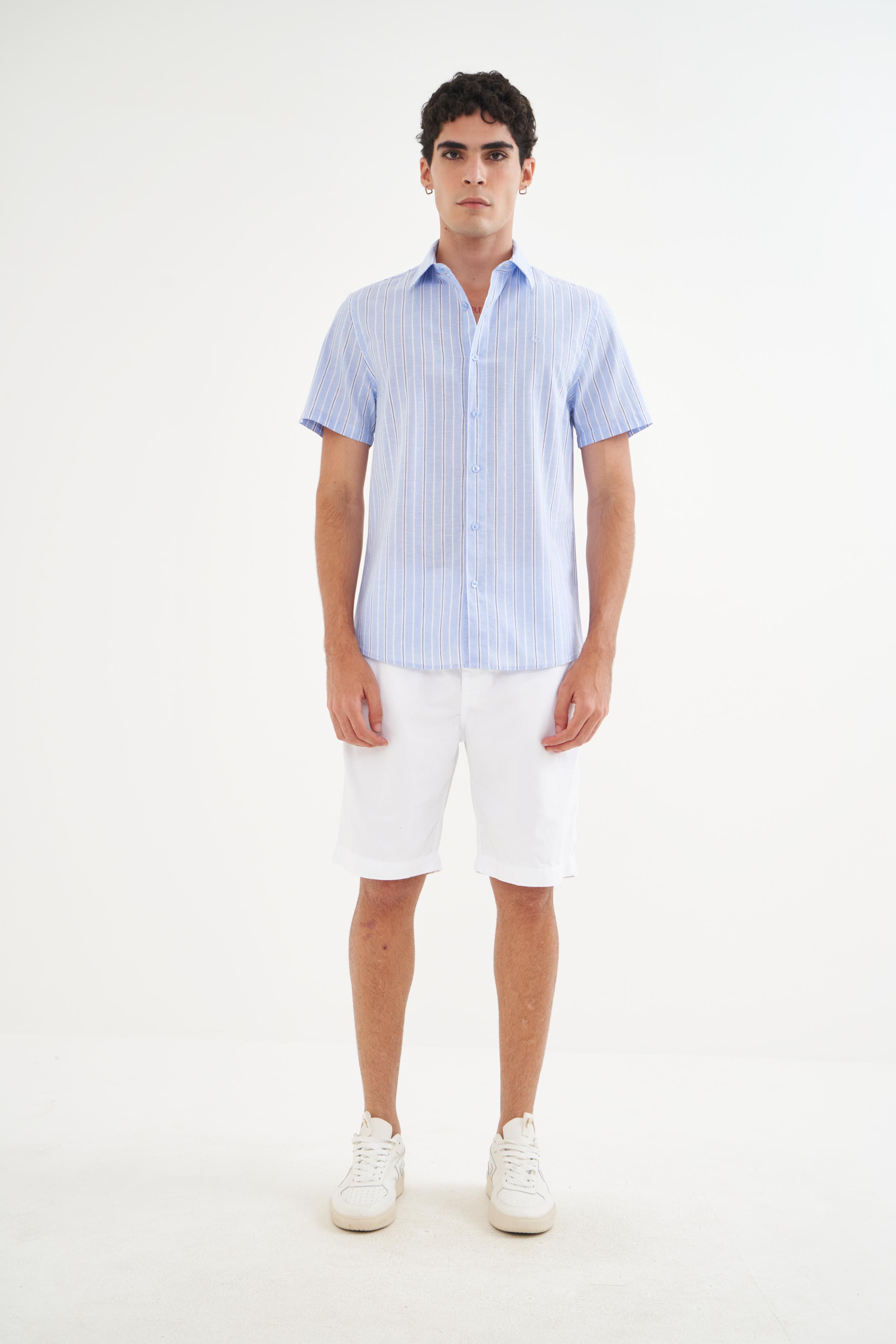CAMISA LINHO LISTRADA RELAX GG LISTRADO
