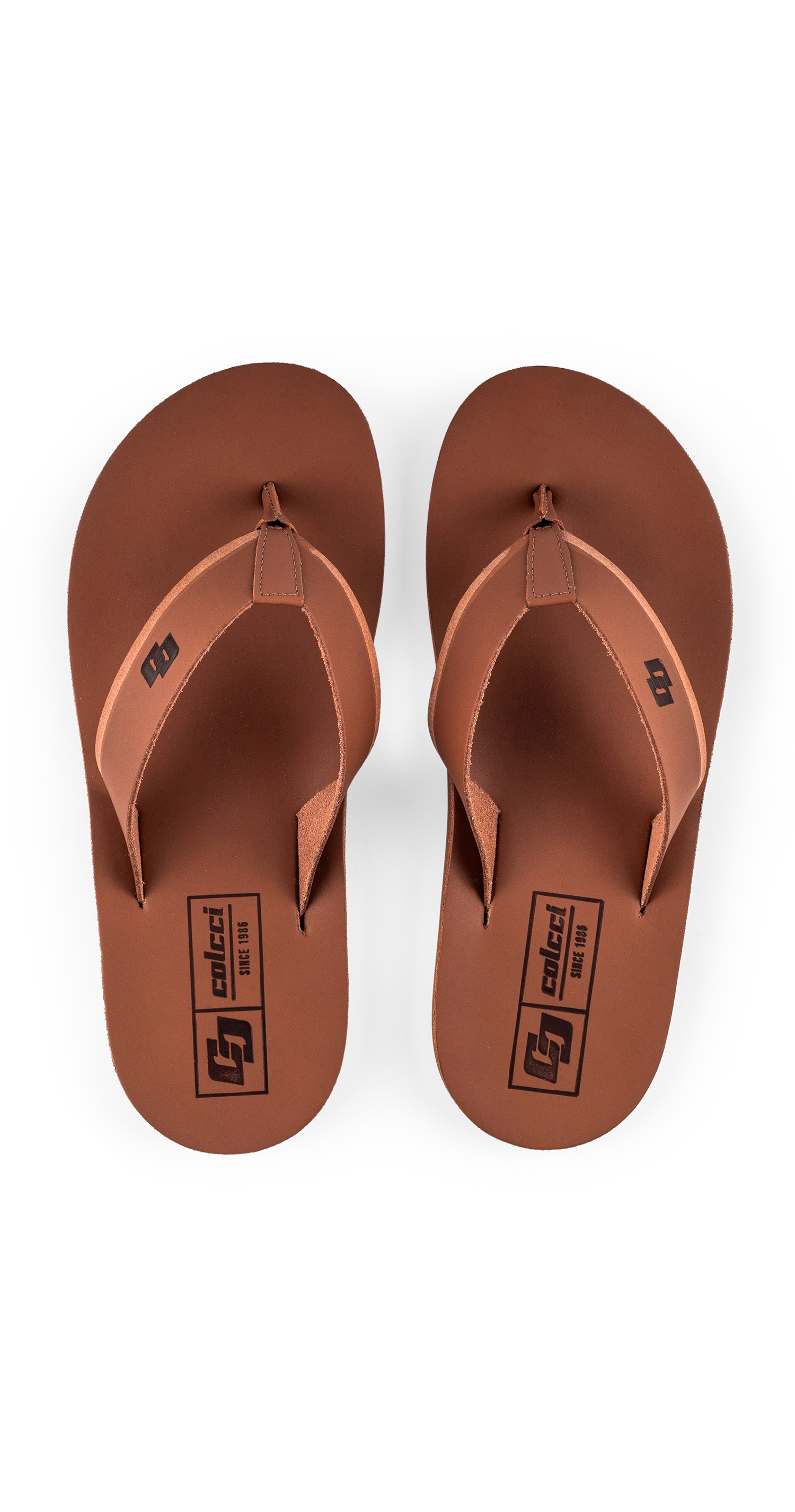 CHINELO MASCULINO NEW RIO COLCCI 39-40 CAFE