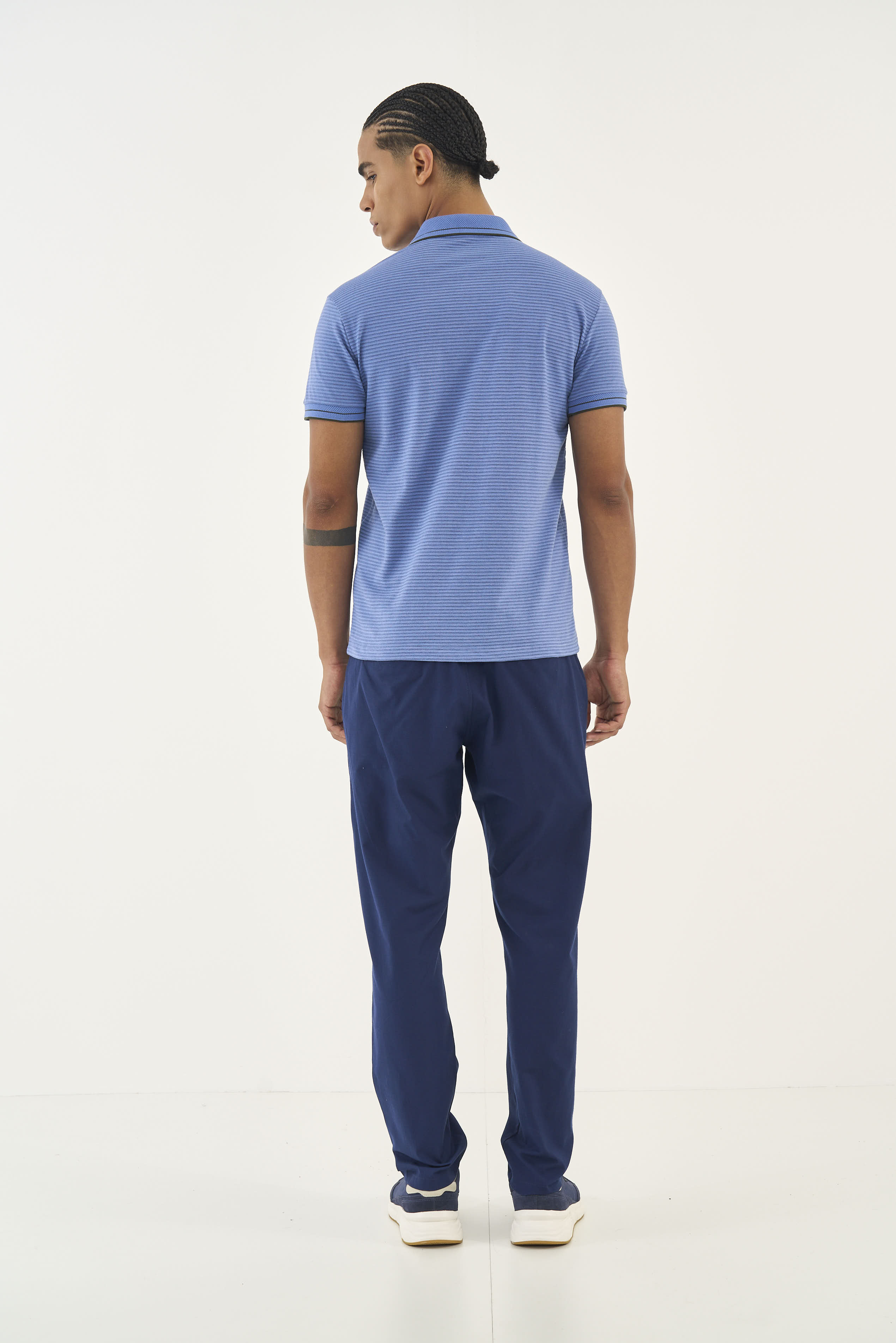 POLO JACQUARD PP AZUL ZARCO